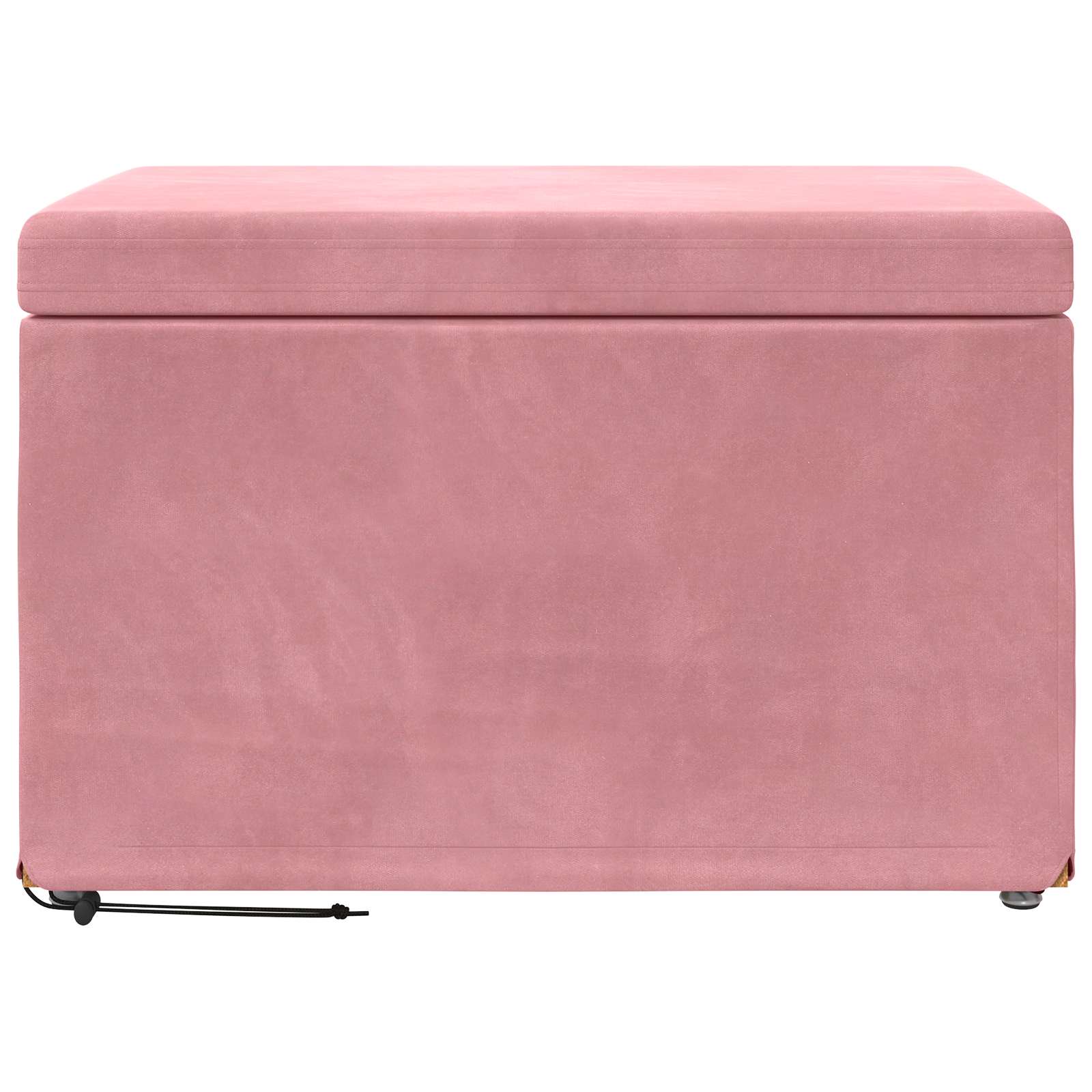 Tabouret Rose 61 x 41 x 40 cm Velours et Bois Composite