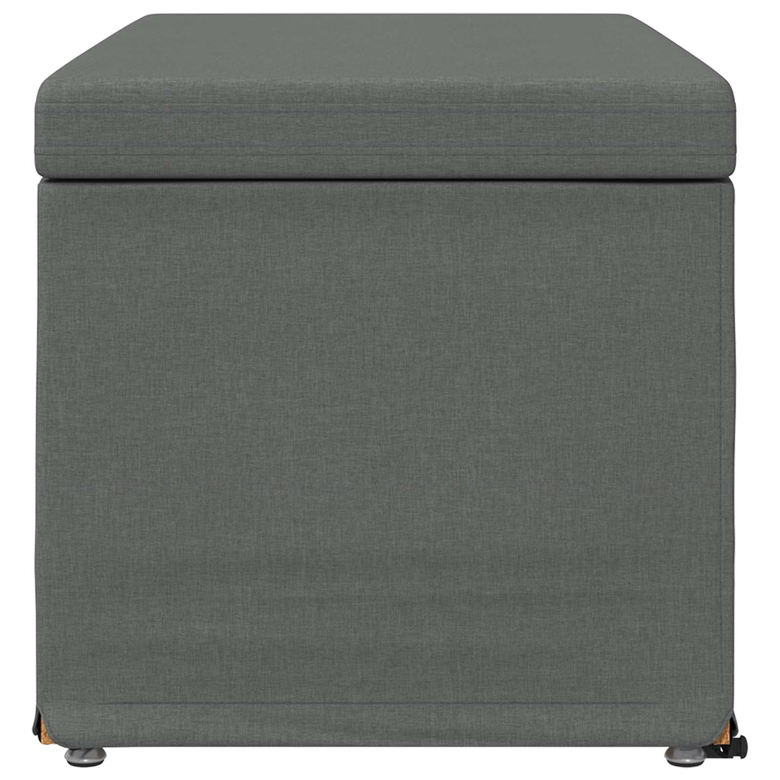 Tabouret Gris foncé 81 x 41 x 40 cm Tissu et bois stratifié - XIOS