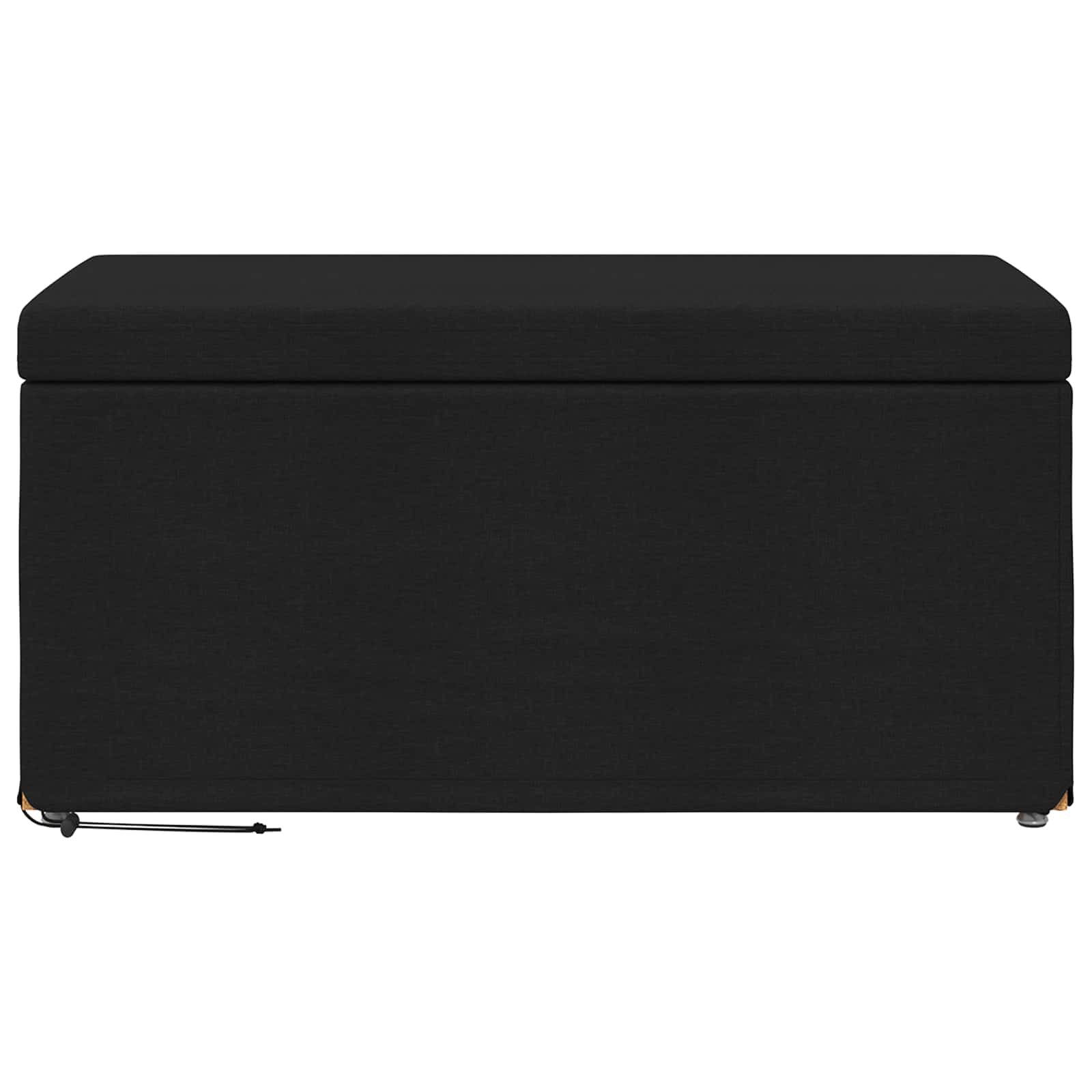 Tabouret Noir 81 x 41 x 40 cm Tissu et bois stratifié - XIOS