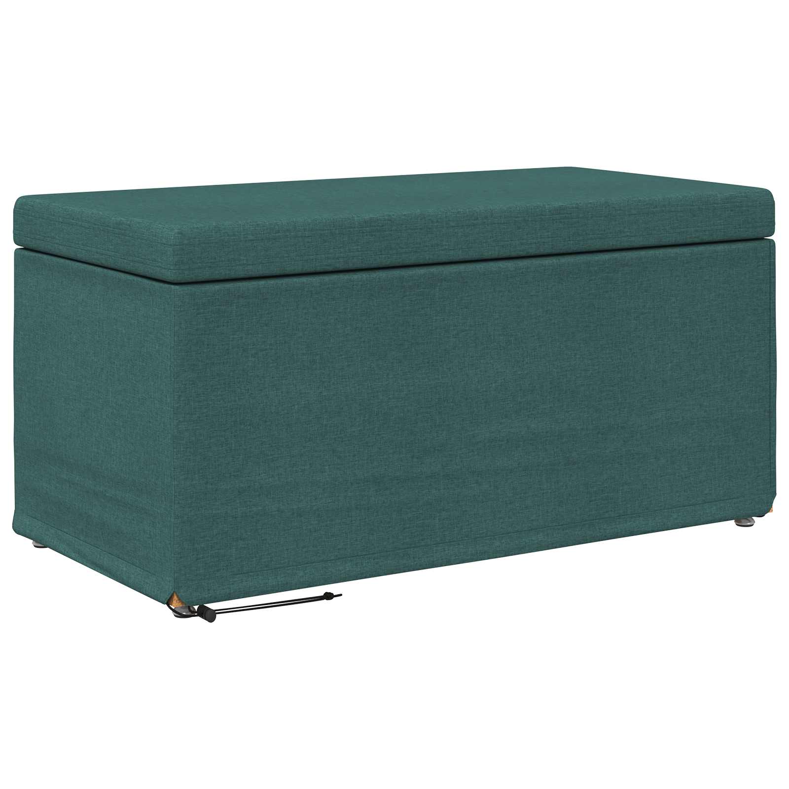 Tabouret Vert foncé 81 x 41 x 40 cm Tissu et bois stratifié - XIOS