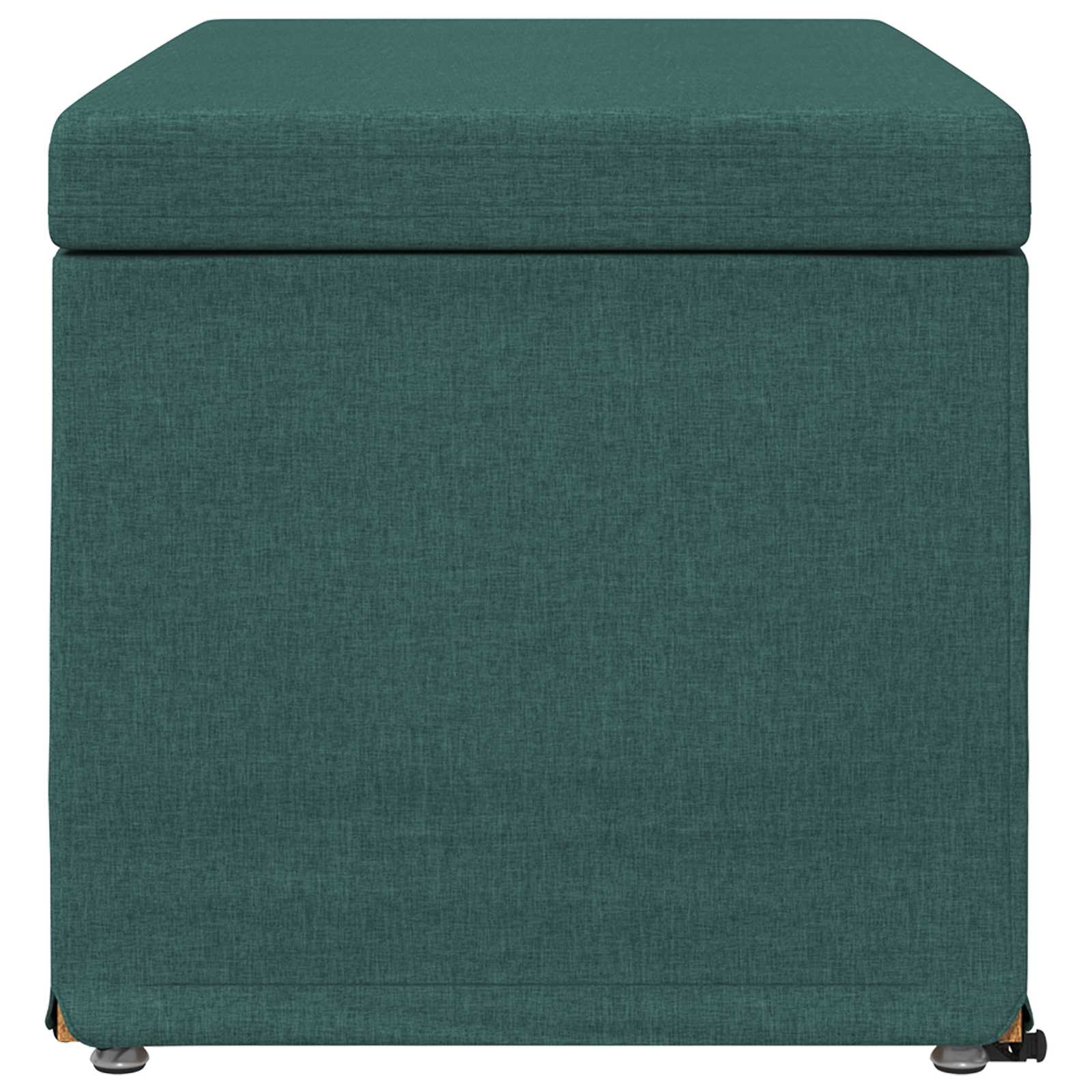 Tabouret Vert foncé 81 x 41 x 40 cm Tissu et bois stratifié - XIOS
