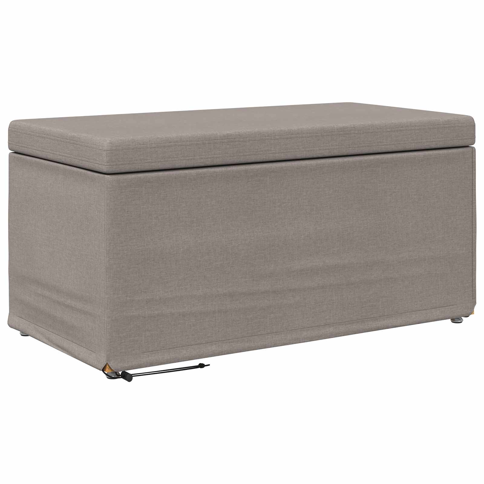 Tabouret Taupe 81 x 41 x 40 cm Tissu et bois stratifié - XIOS