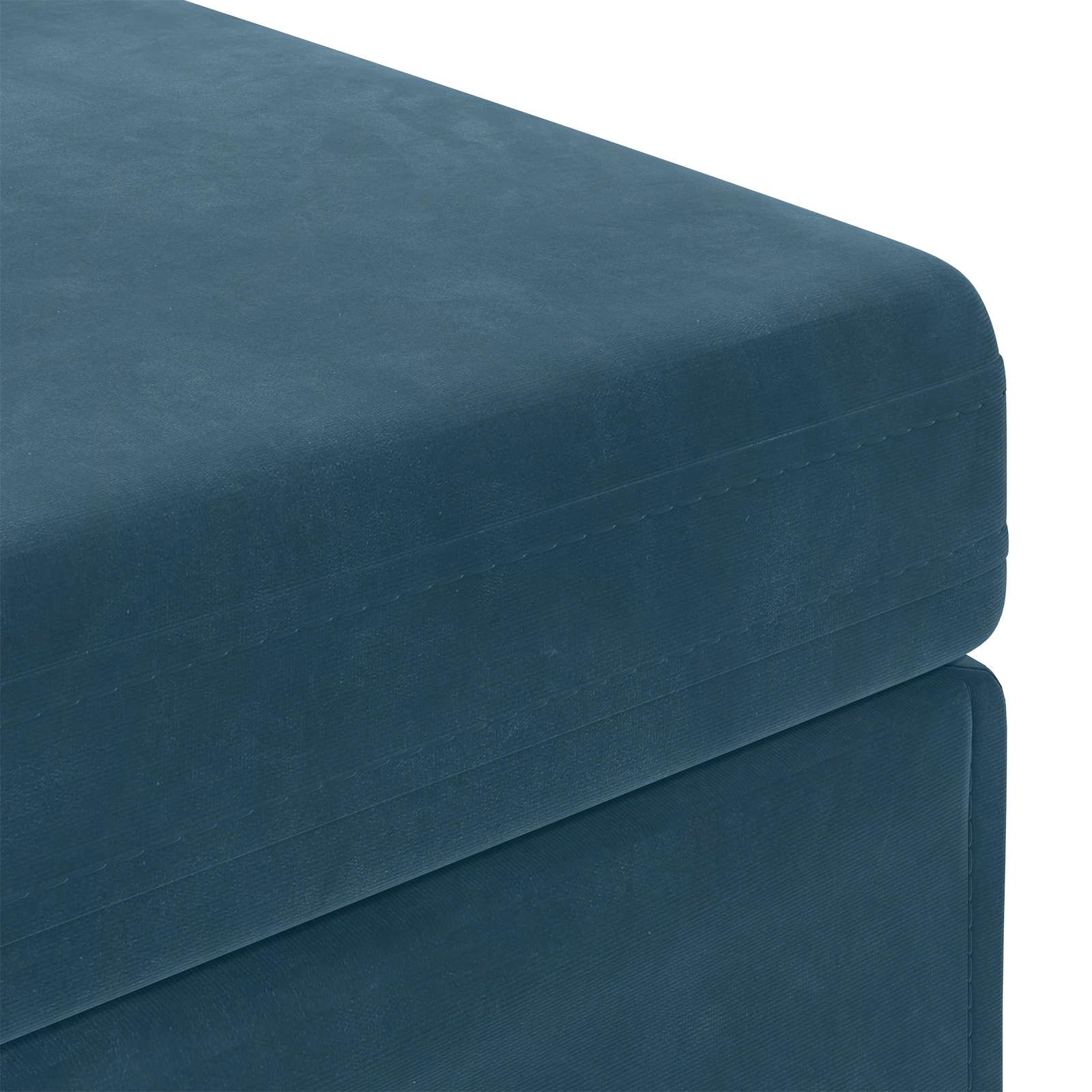 Tabouret Bleu 81 x 41 x 40 cm Velours et Bois Composite - XIOS