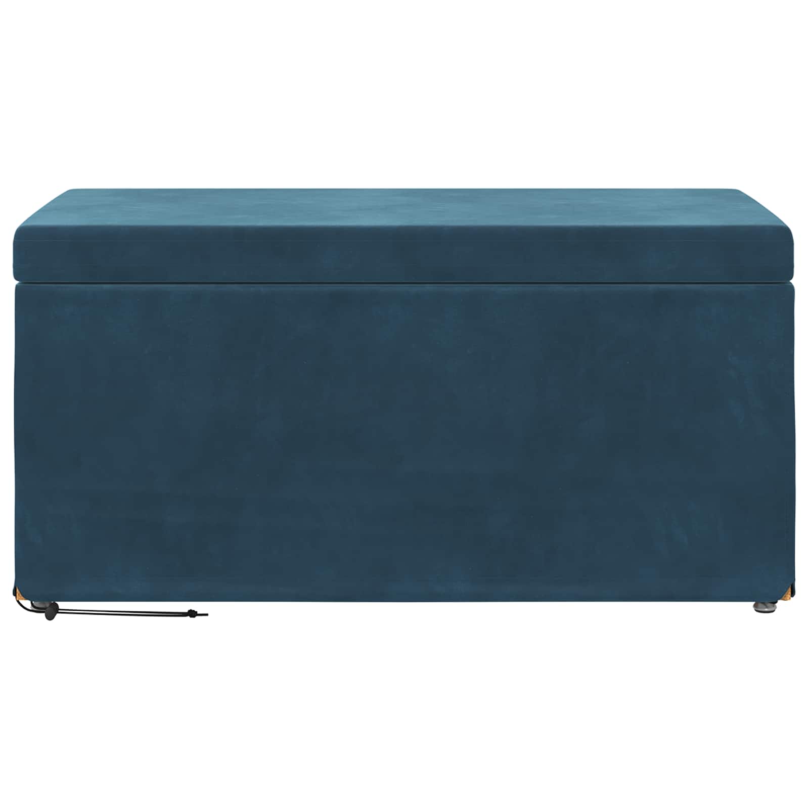Tabouret Bleu 81 x 41 x 40 cm Velours et Bois Composite - XIOS