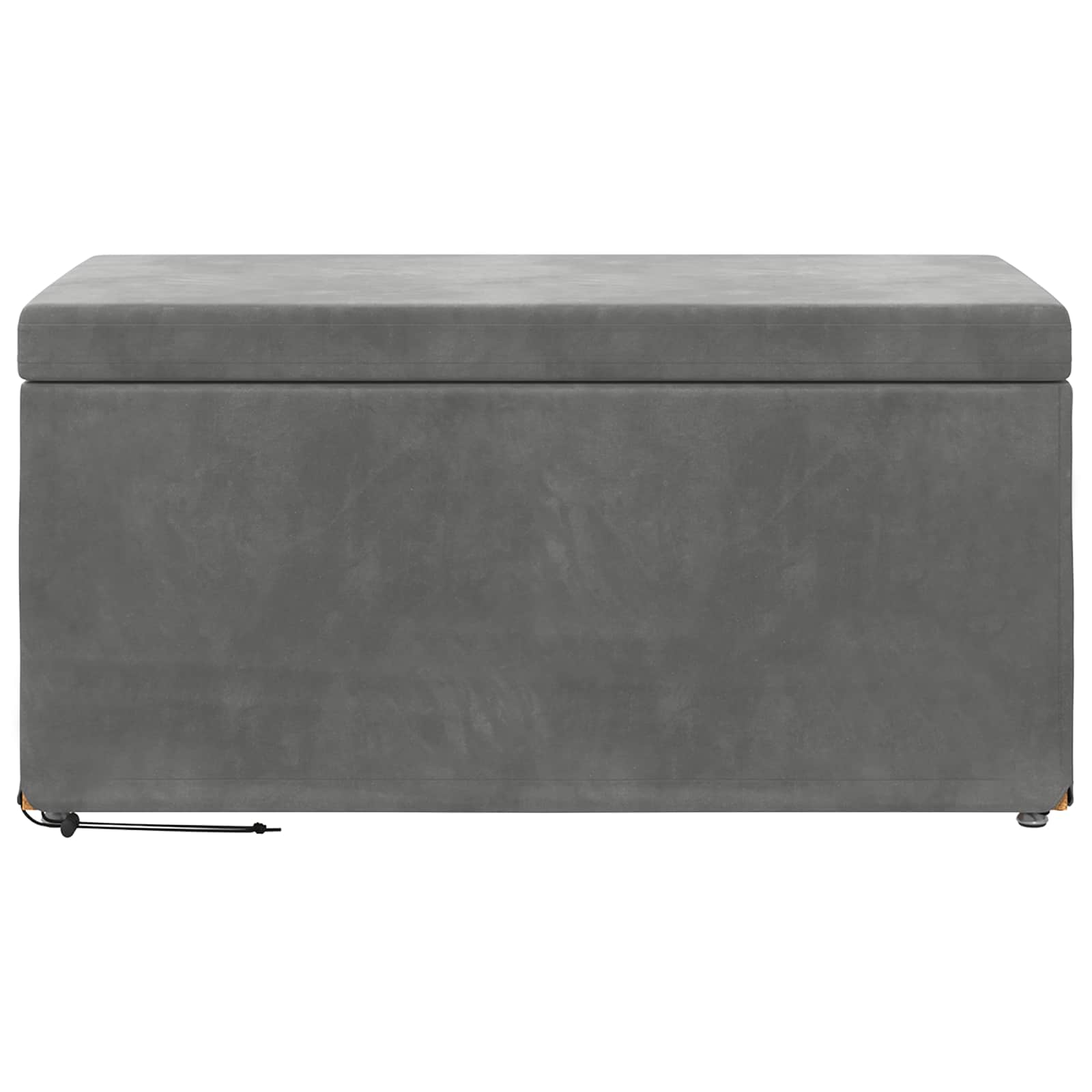 Tabouret Gris foncé 81 x 41 x 40 cm Velours et Bois Composite - XIOS