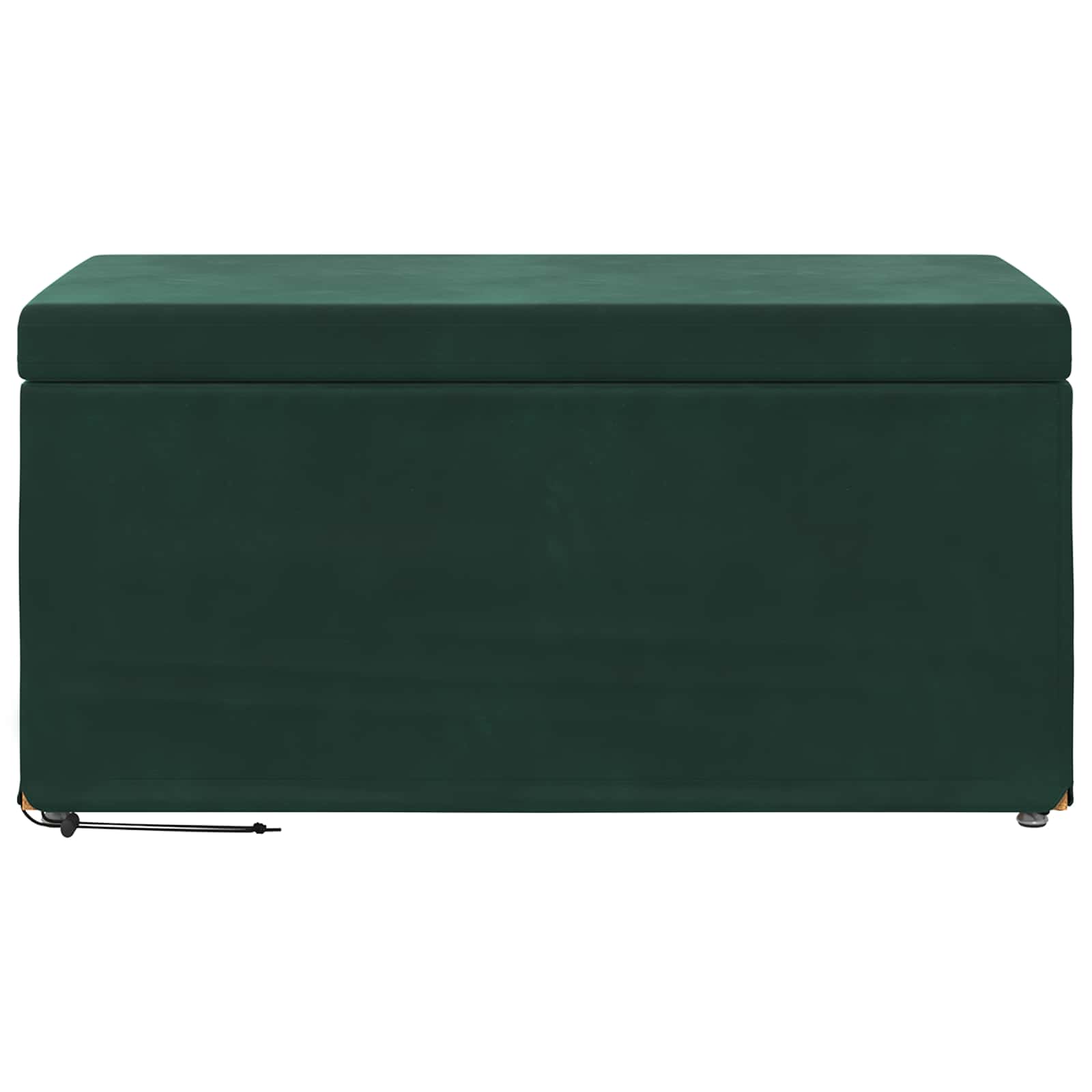 Tabouret Vert foncé 81 x 41 x 40 cm Velours et Bois Composite - XIOS
