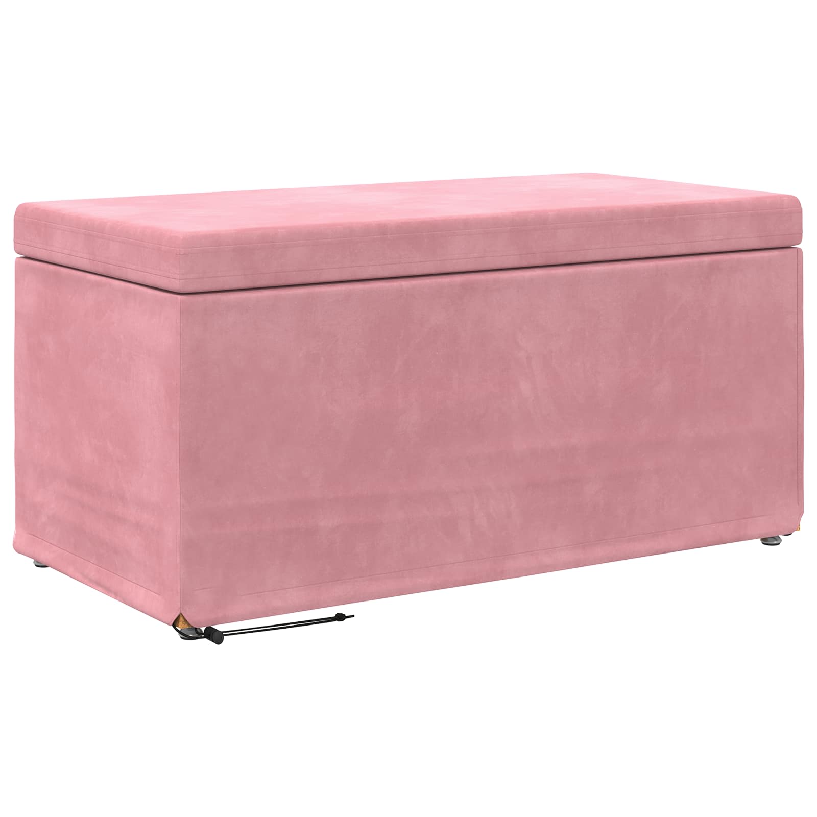 Tabouret Rose 81 x 41 x 40 cm Velours et Bois Composite - XIOS