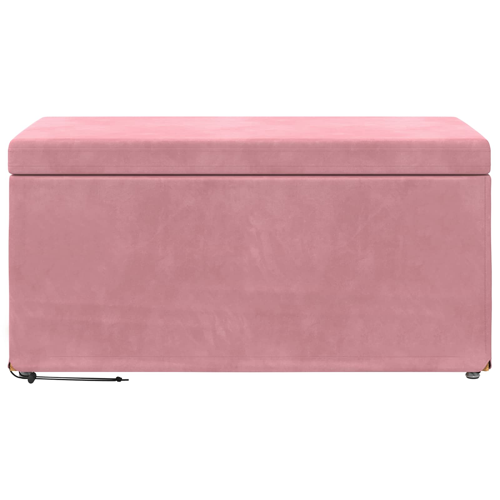 Tabouret Rose 81 x 41 x 40 cm Velours et Bois Composite - XIOS