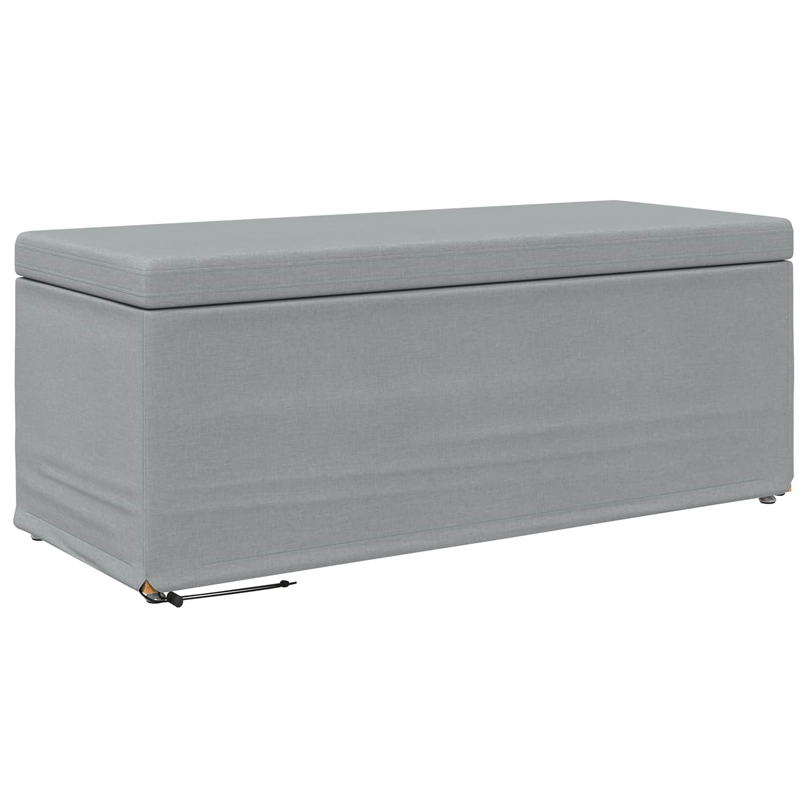 Tabouret Gris clair 101 x 41 x 40 cm Tissu et bois stratifié - XIOS