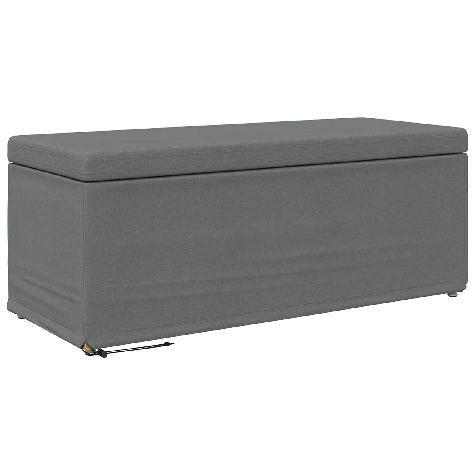 Tabouret Gris foncé 101 x 41 x 40 cm Tissu et bois stratifié - XIOS