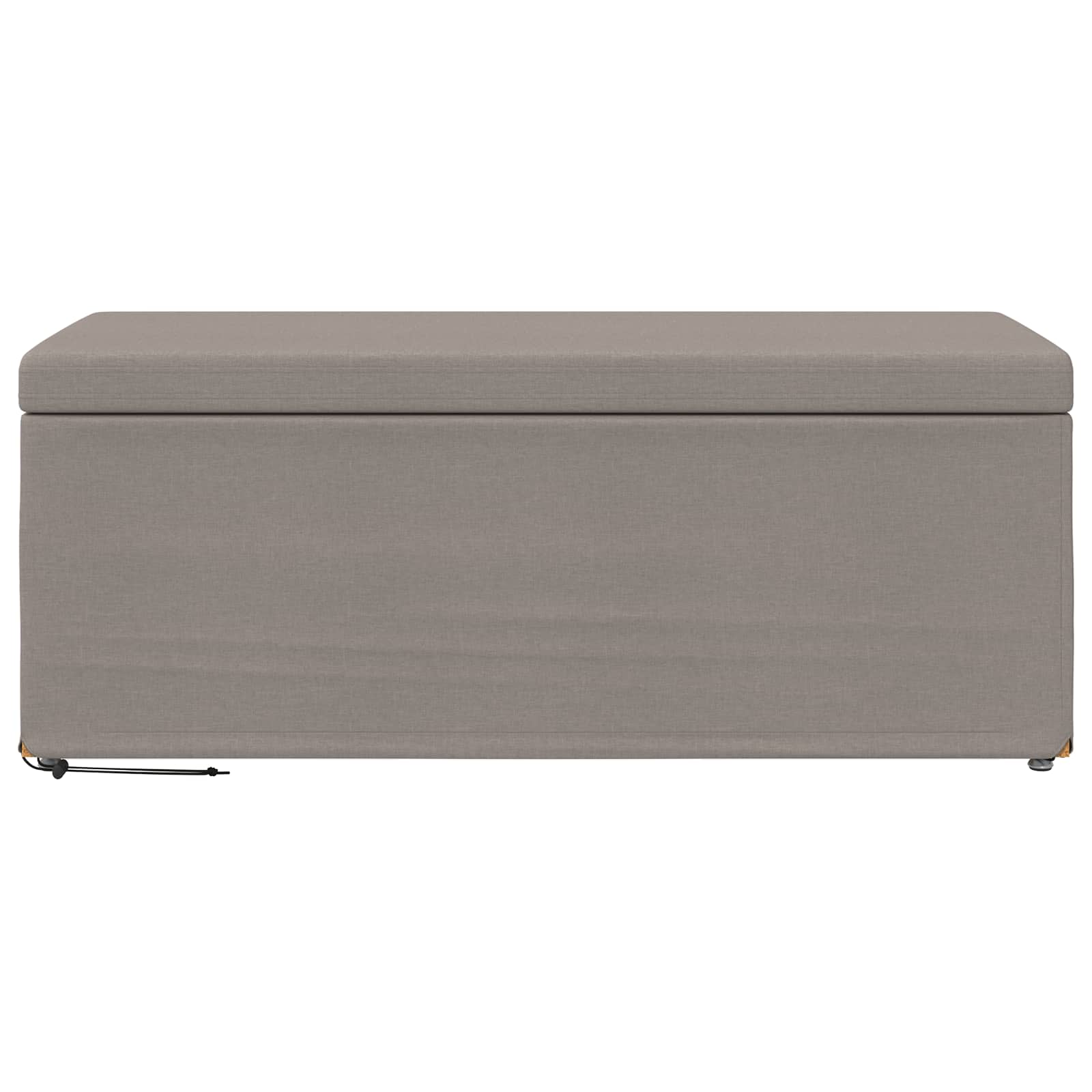 Tabouret Taupe 101 x 41 x 40 cm Tissu et bois stratifié - XIOS