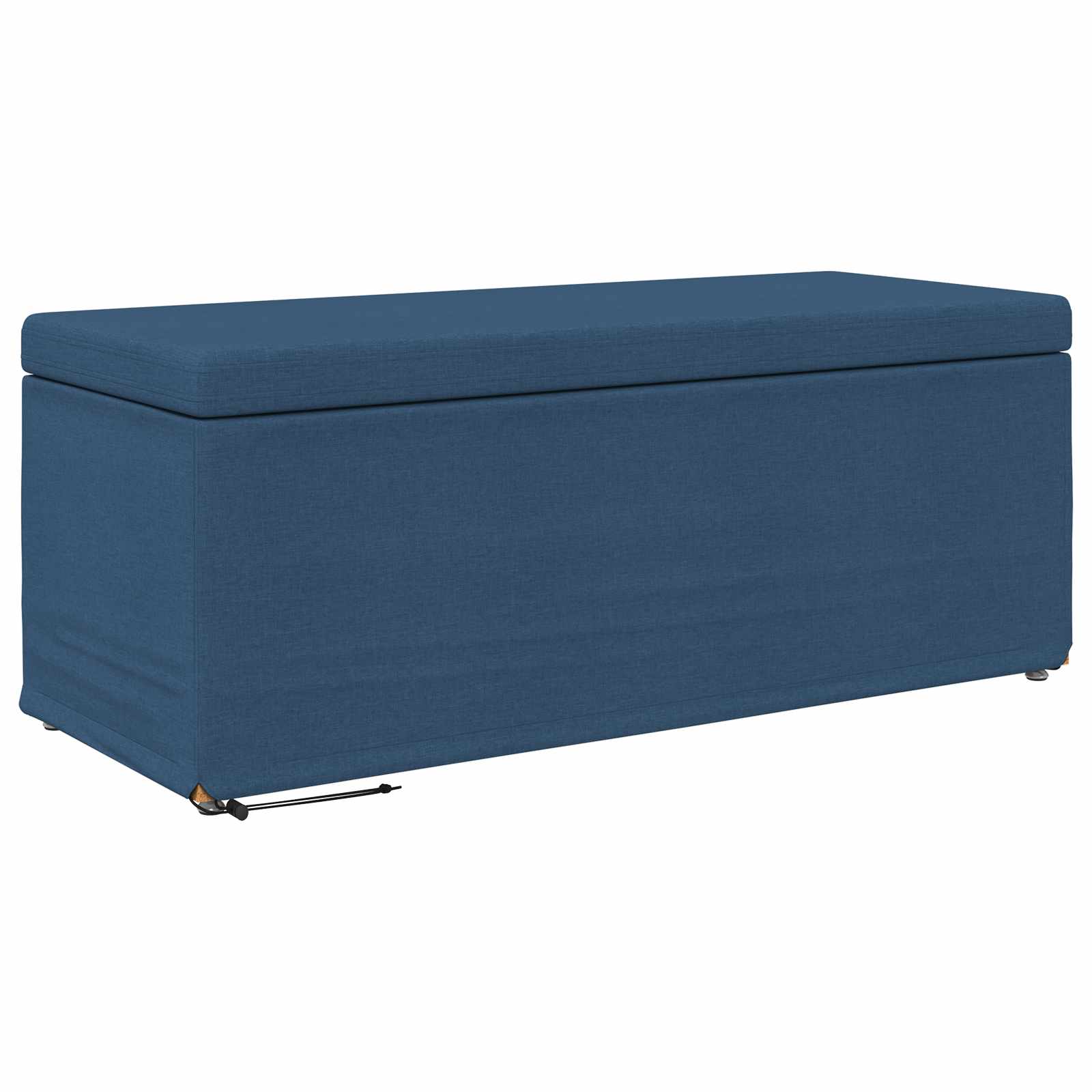 Tabouret Bleu 101 x 41 x 40 cm Tissu et bois stratifié - XIOS