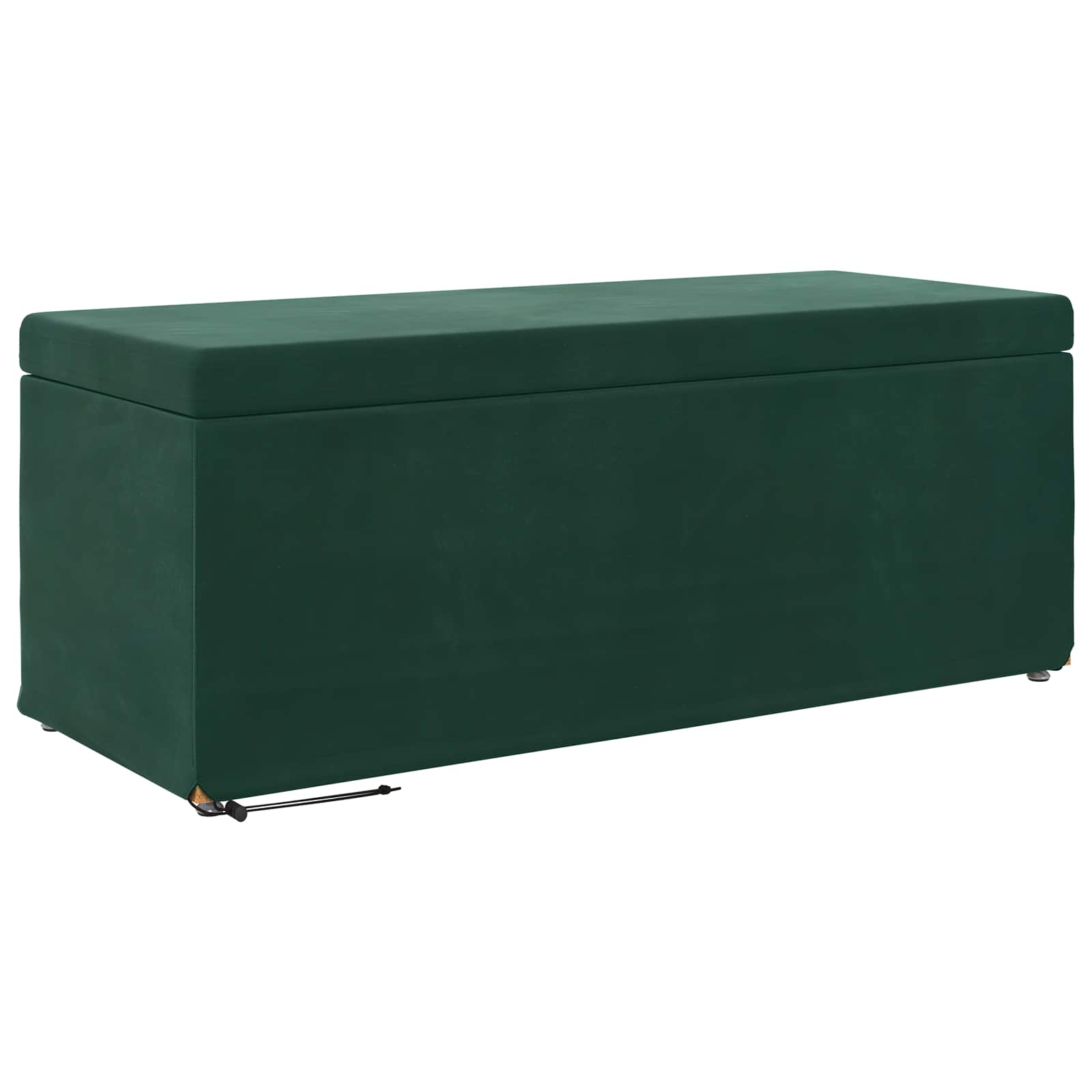 Tabouret Vert foncé 101 x 41 x 40 cm Velours et Bois Composite - XIOS
