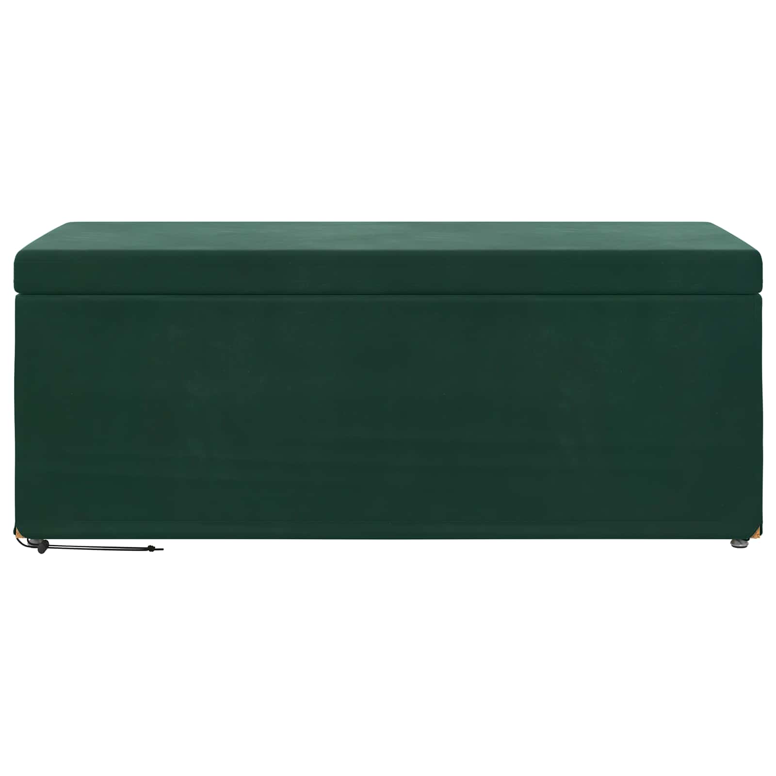 Tabouret Vert foncé 101 x 41 x 40 cm Velours et Bois Composite - XIOS