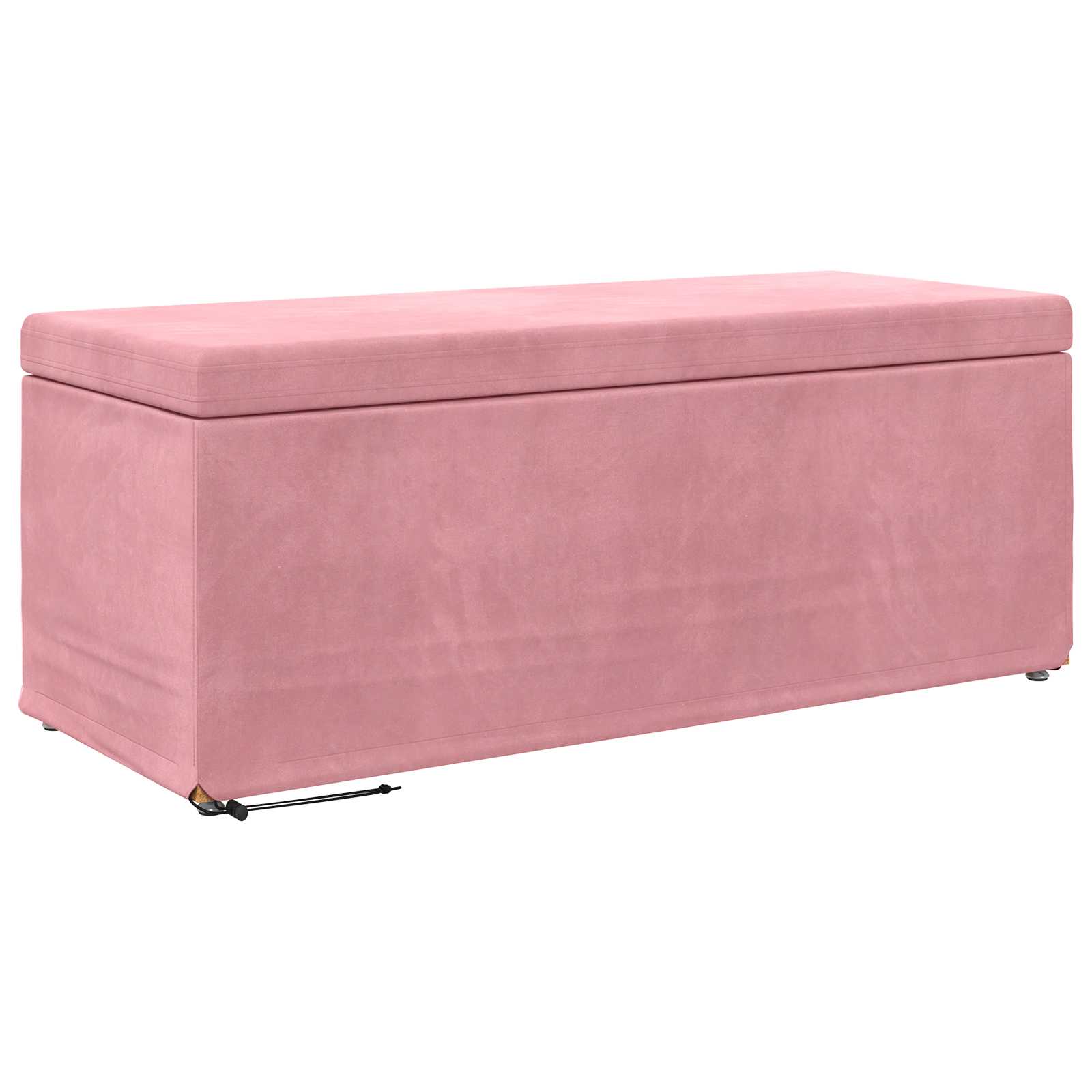 Tabouret Rose 101 x 41 x 40 cm Velours et Bois Composite - XIOS