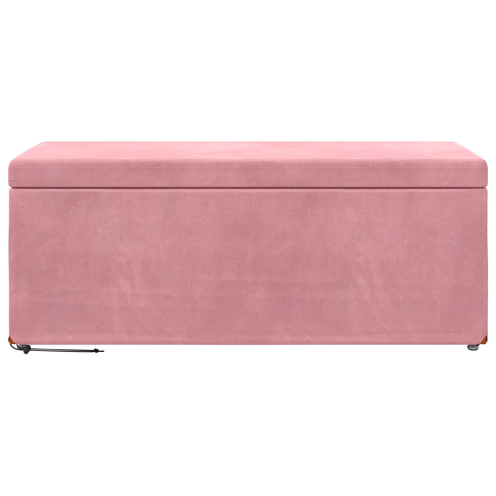 Tabouret Rose 101 x 41 x 40 cm Velours et Bois Composite - XIOS