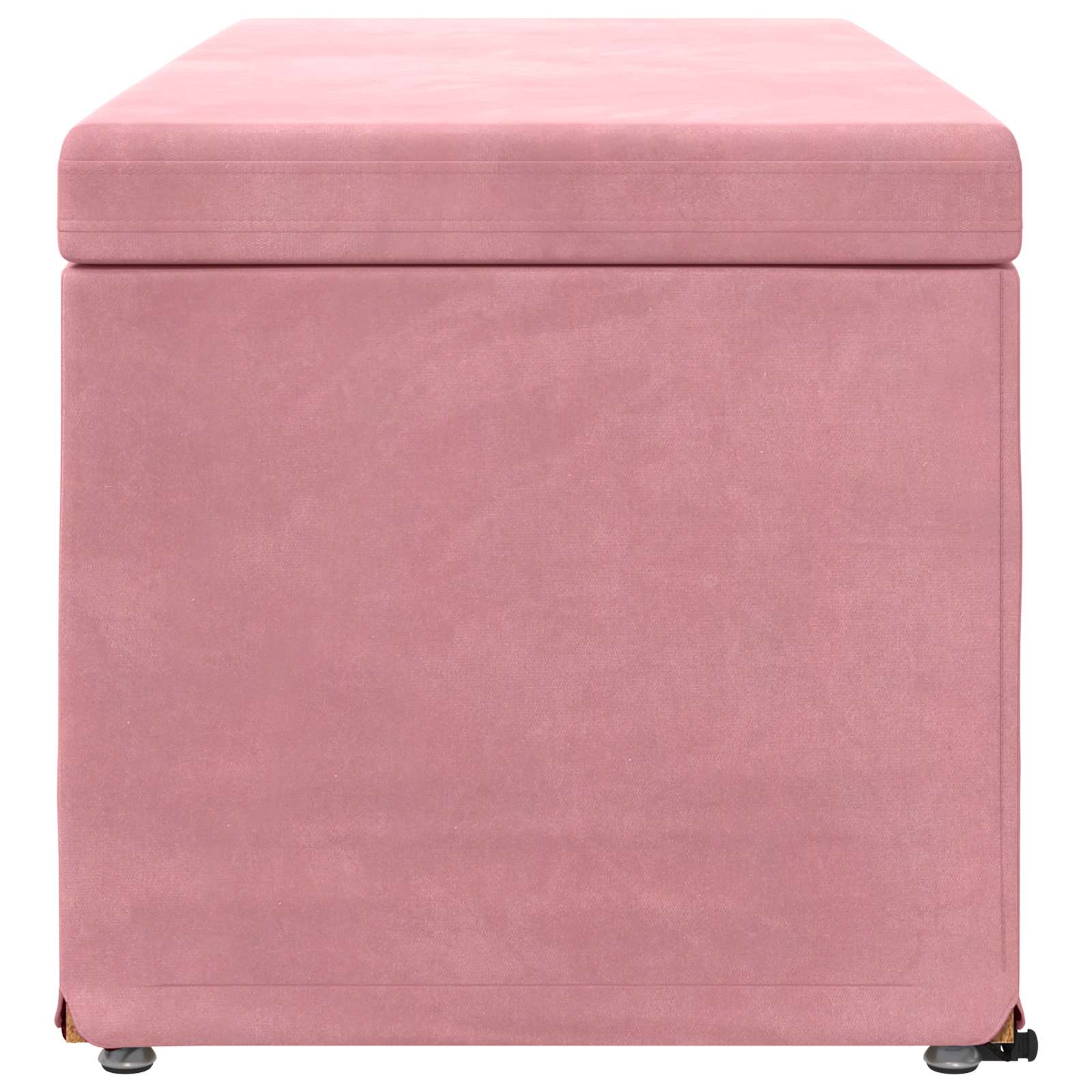 Tabouret Rose 101 x 41 x 40 cm Velours et Bois Composite - XIOS