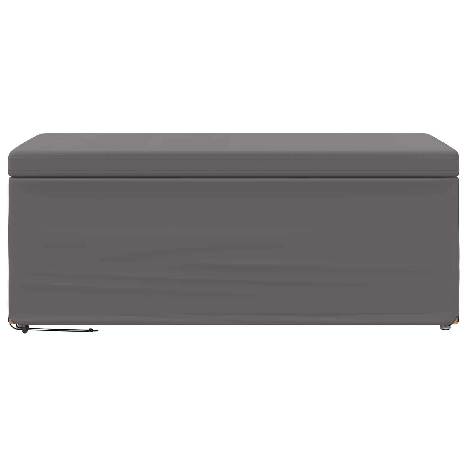 Tabouret Gris Cuir Synthétique et Bois Composite - XIOS