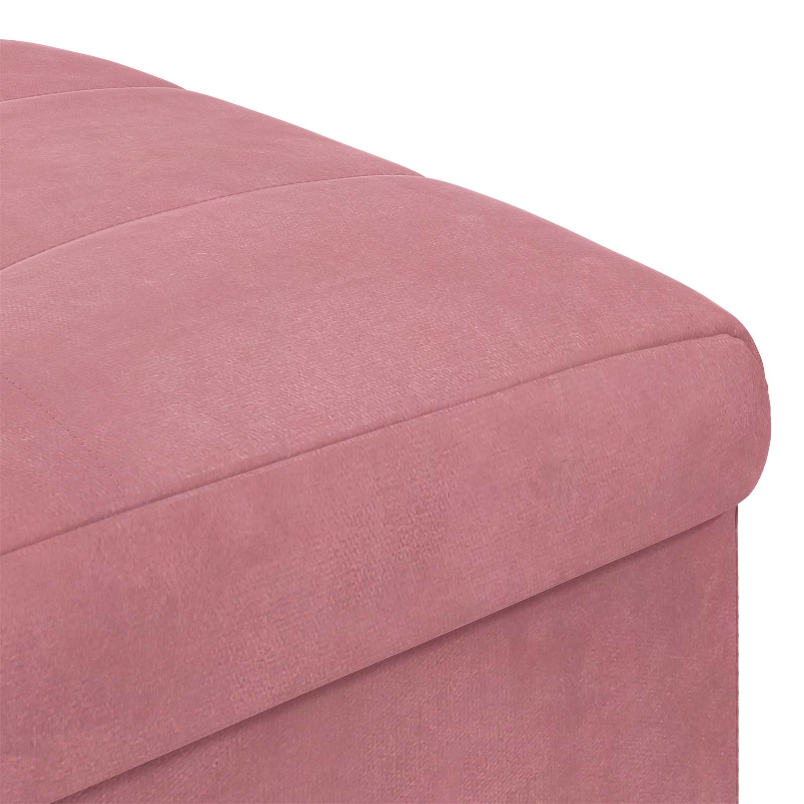 Ottoman avec rangement 40 x 40 x 45 cm Velours - XIOS