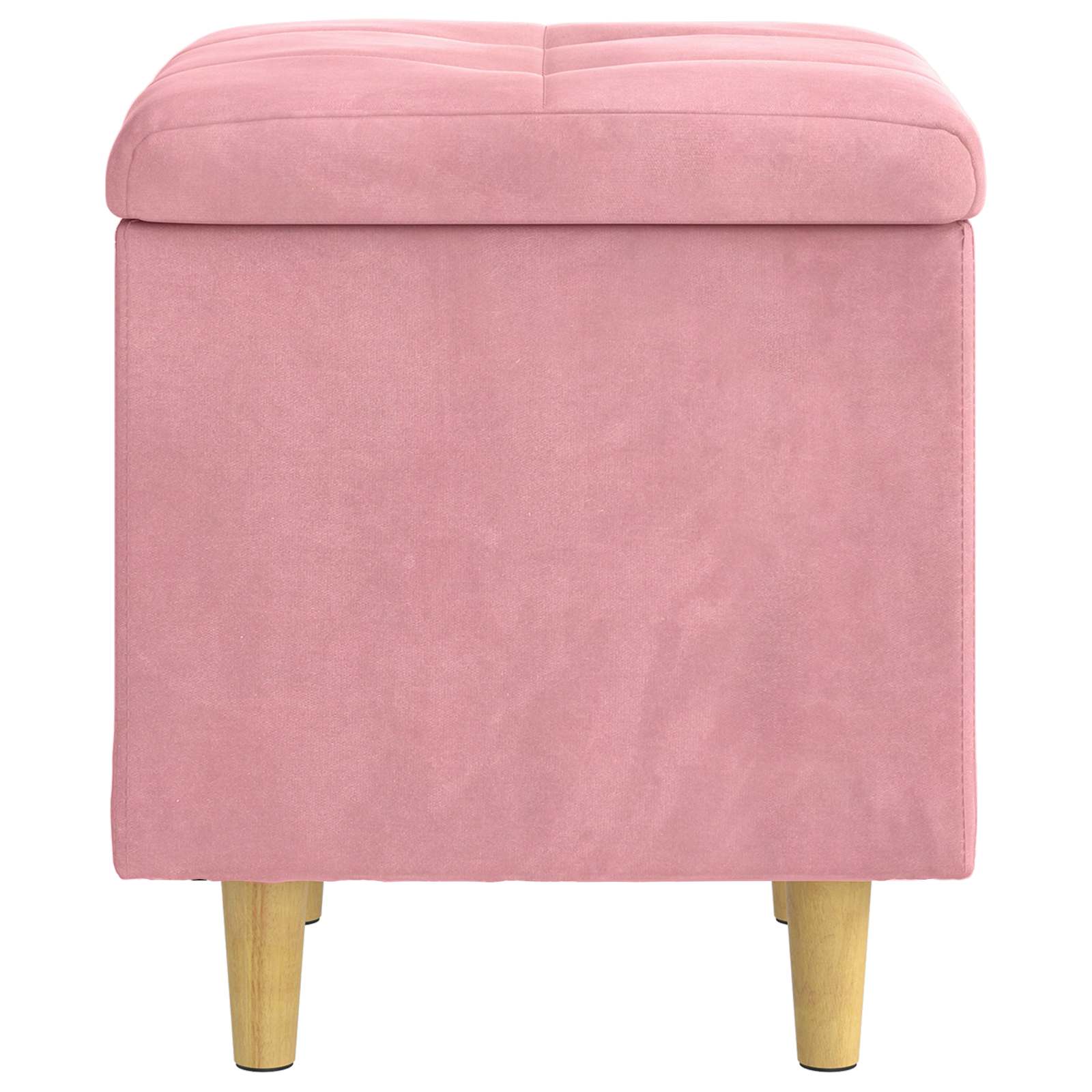 Ottoman avec rangement 40 x 40 x 45 cm Velours - XIOS