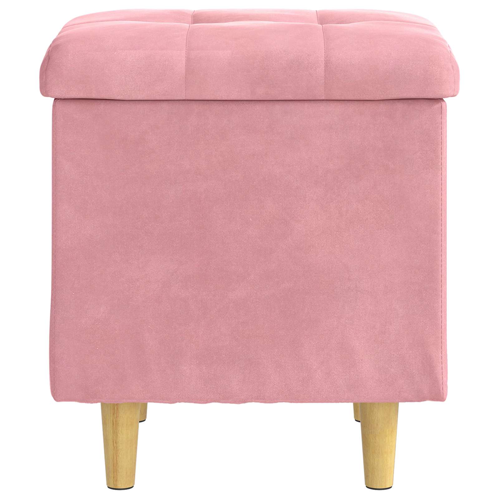 Ottoman avec rangement 40 x 40 x 45 cm Velours - XIOS