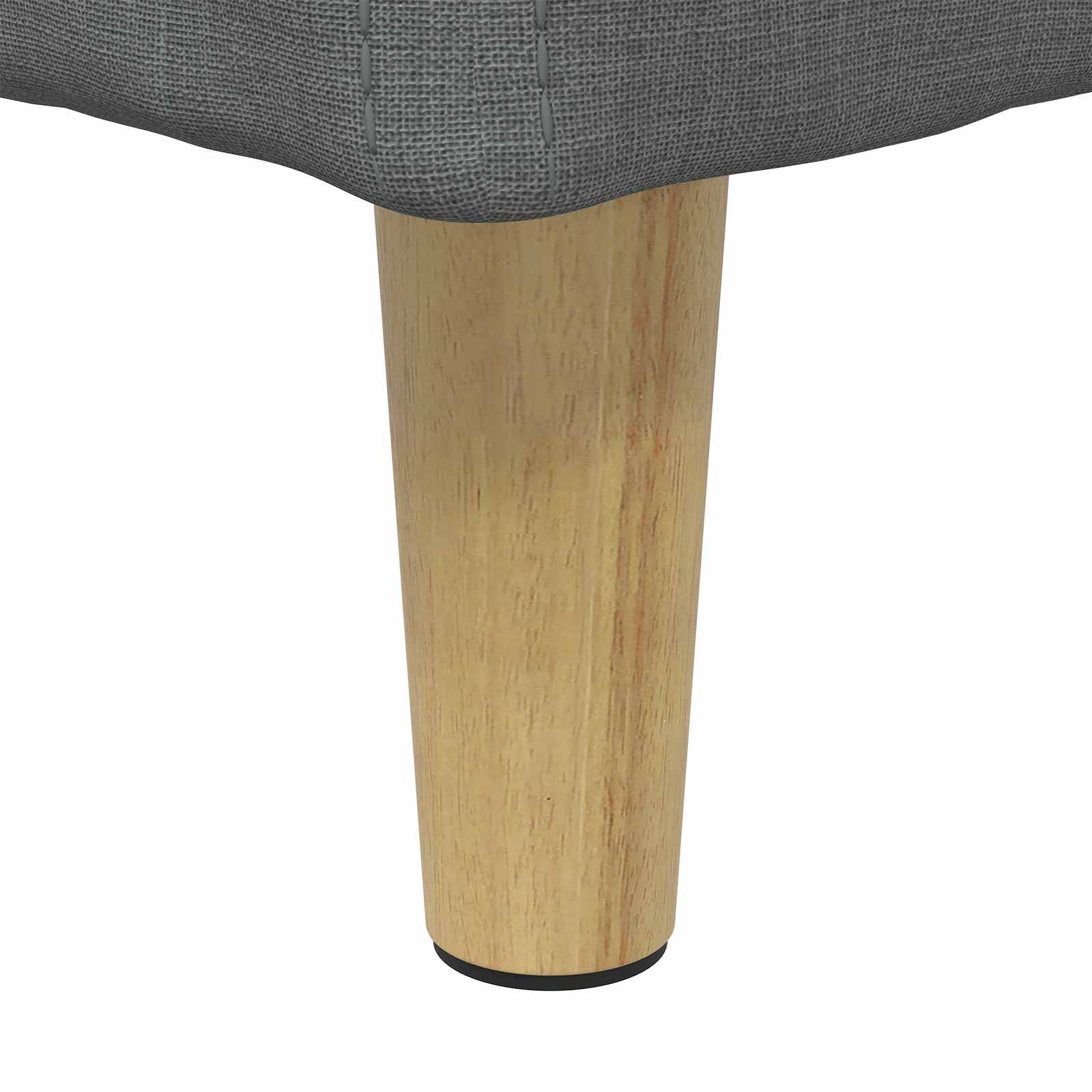 Pouf de rangement avec coussin Gris foncé 60 x 60 x 45 cm tissu - XIOS