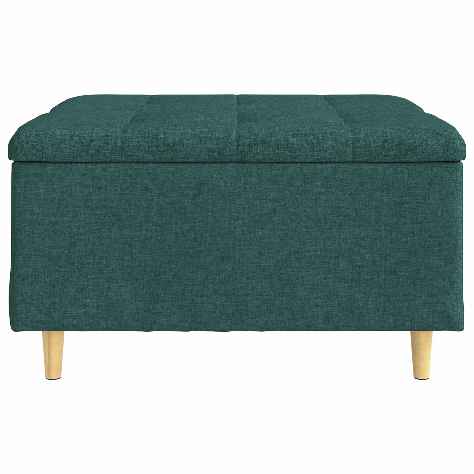 Tabouret bouton avec coussin Vert foncé 80 x 80 x 45 cm tissu - XIOS