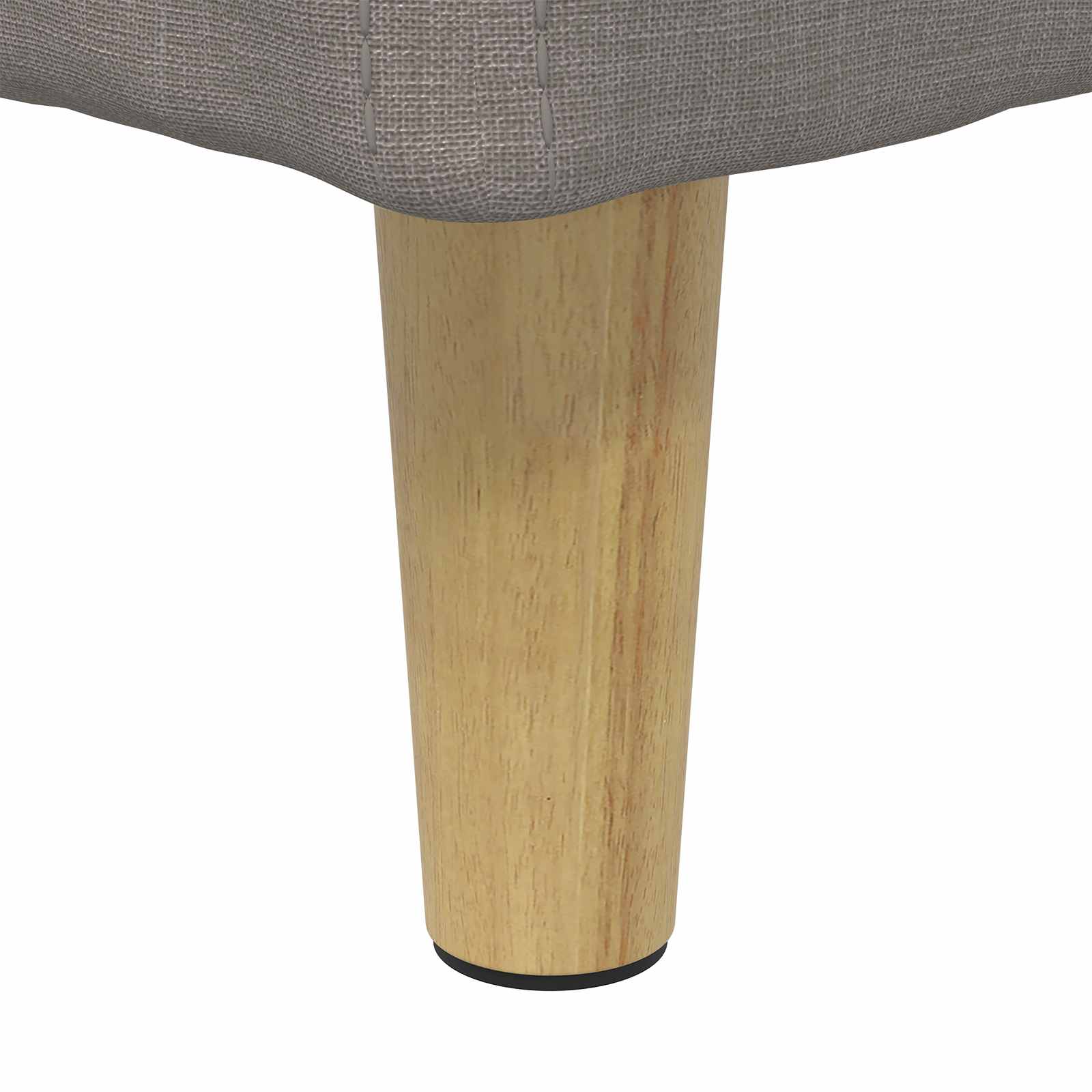 Pouf de rangement avec coussin Taupe 80 x 80 x 45 cm tissu - XIOS