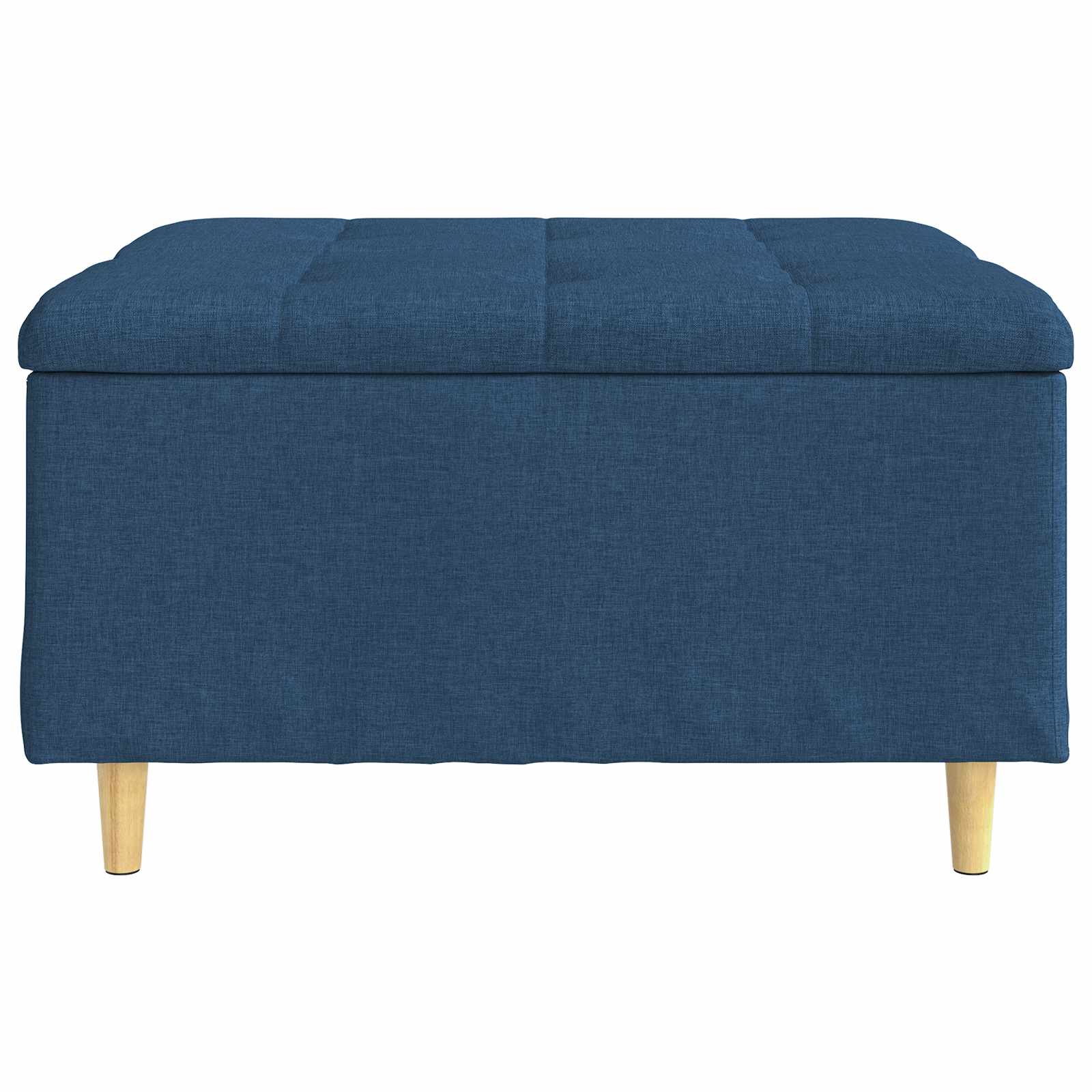 Tabouret bouton avec coussin Bleu 80 x 80 x 45 cm tissu - XIOS
