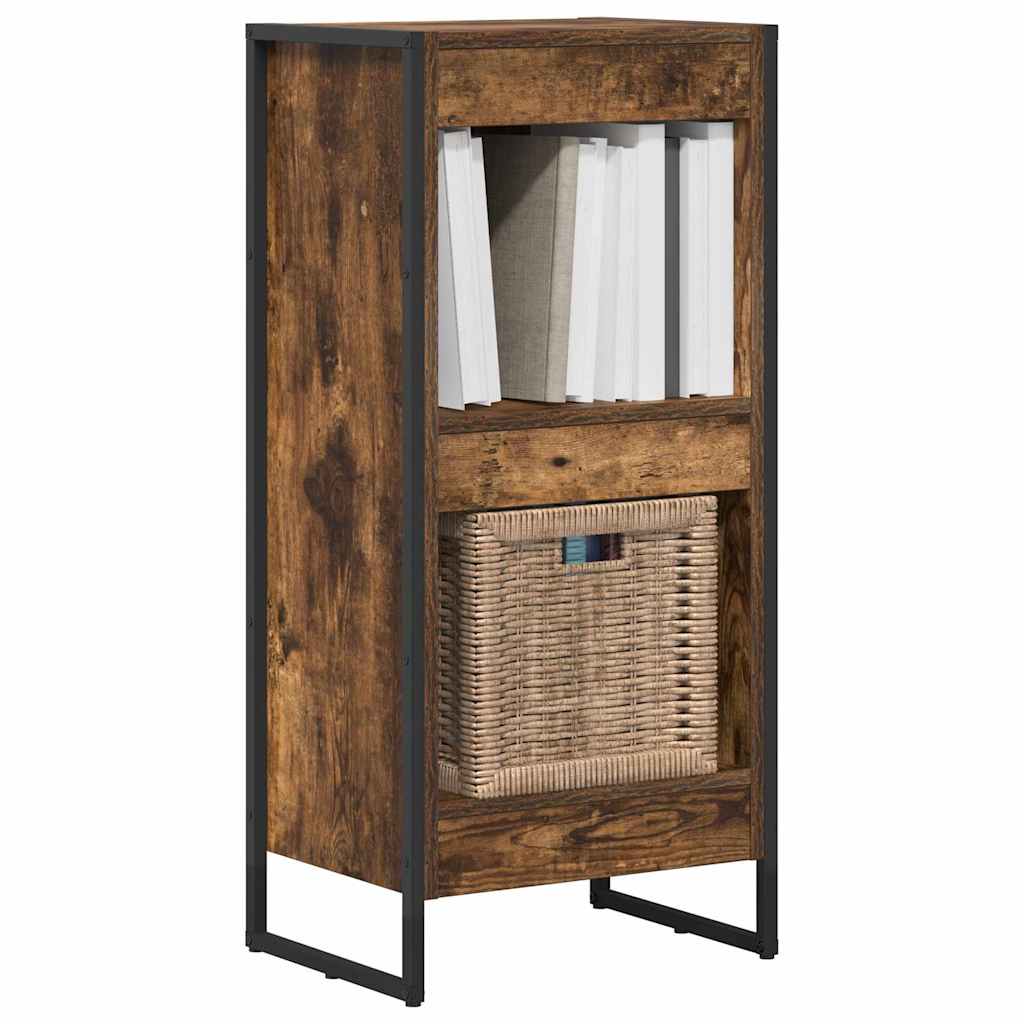 Bibliothèque Chêne Fumé 40 x 30 x 86,5 cm Bois d'ingénierie