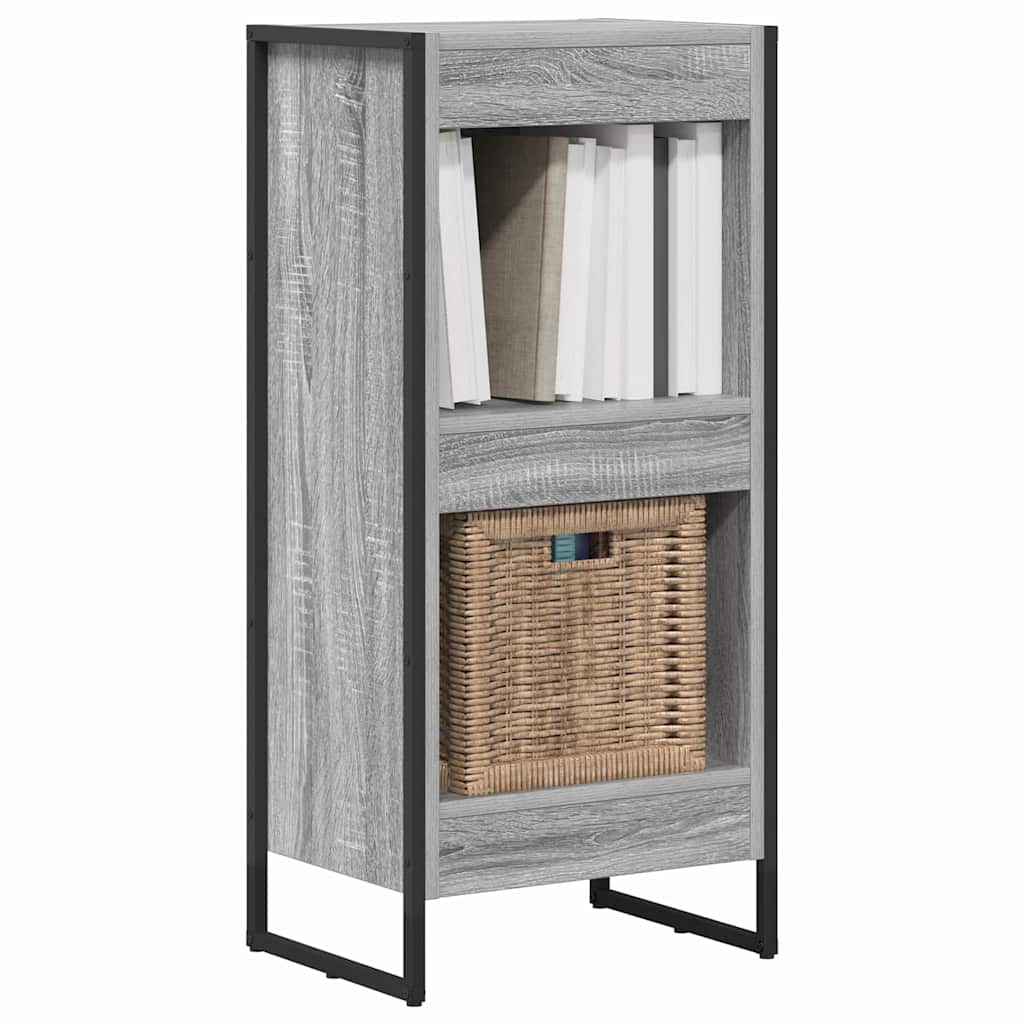 Bibliothèque Gris Sonoma 40 x 30 x 86,5 cm Bois d'ingénierie - XIOS