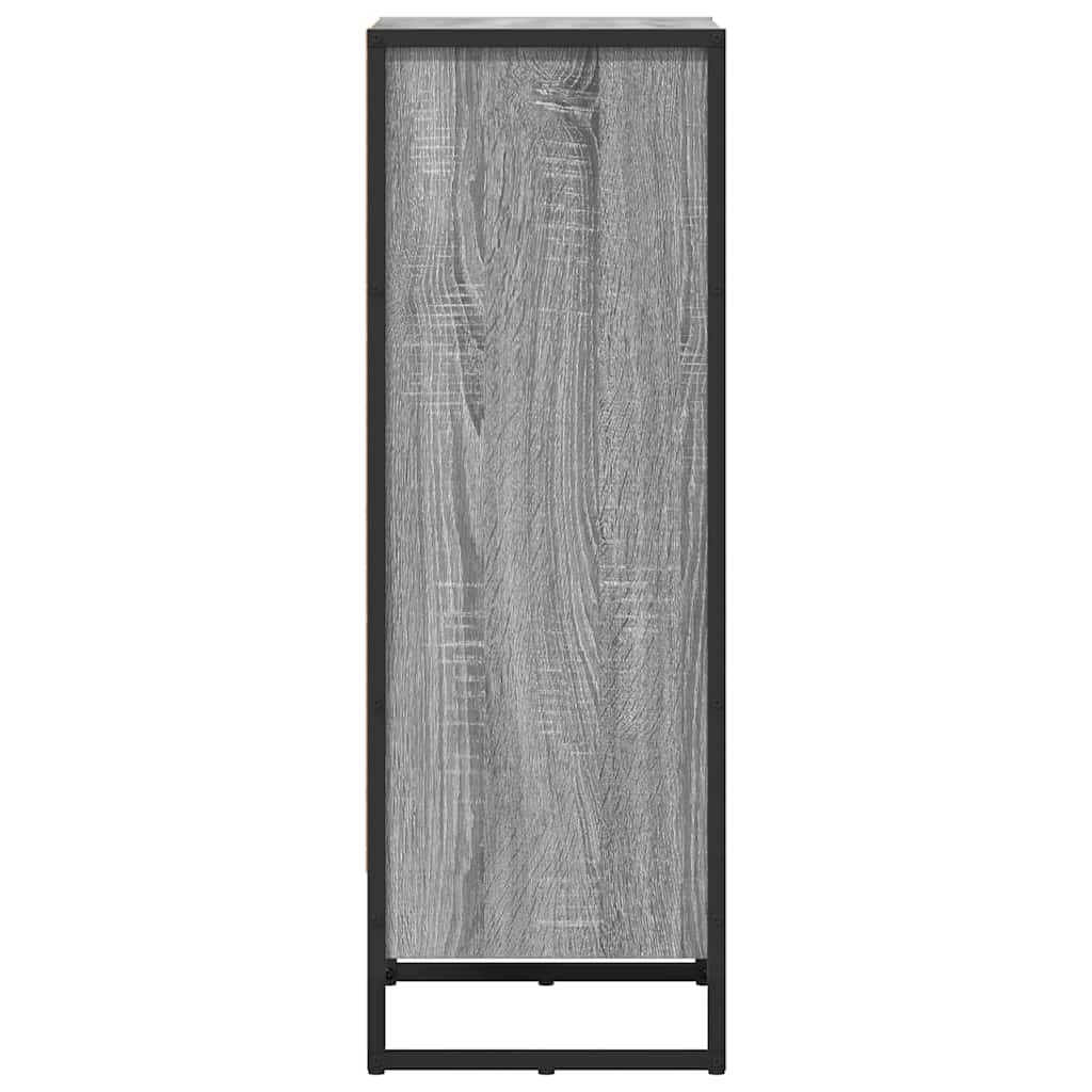 Bibliothèque Gris Sonoma 40 x 30 x 86,5 cm Bois d'ingénierie - XIOS
