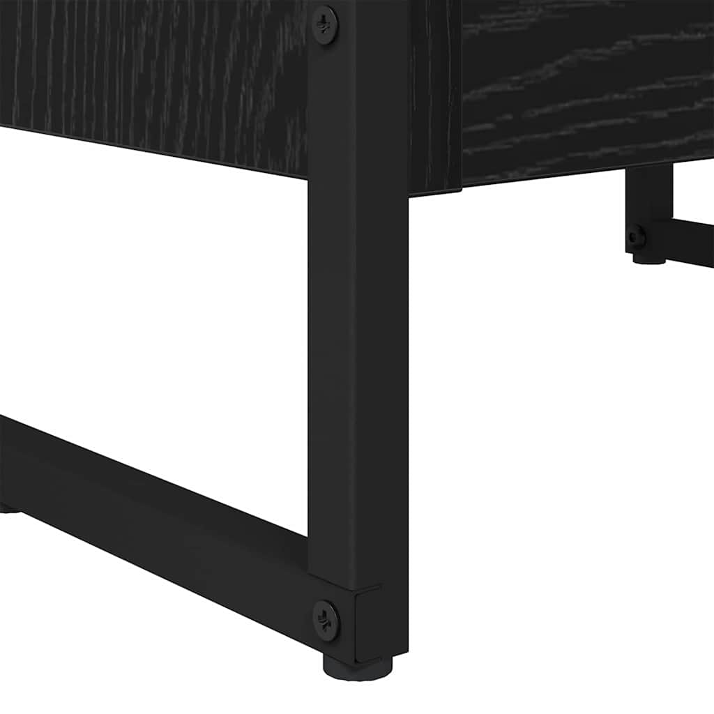 Bibliothèque Chêne noir 80 x 30 x 155 cm Bois d'ingénierie - XIOS