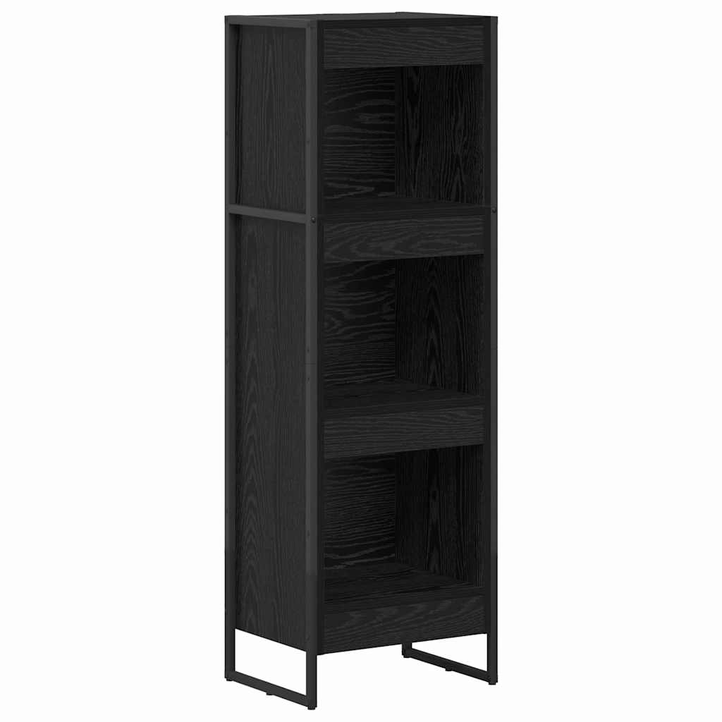Bibliothèque Chêne noir 80 x 30 x 155 cm Bois d'ingénierie - XIOS