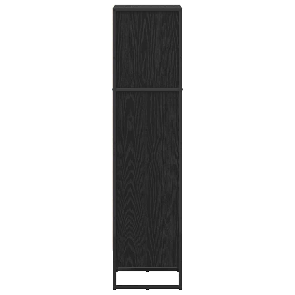 Bibliothèque Chêne noir 80 x 30 x 155 cm Bois d'ingénierie - XIOS