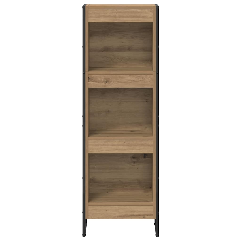 Bibliothèque Chêne artisan 80 x 30 x 155 cm Bois d'ingénierie - XIOS