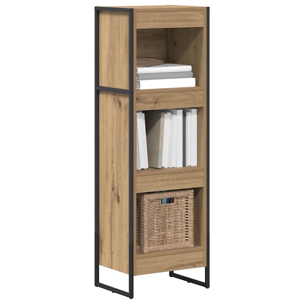 Bibliothèque Chêne artisan 80 x 30 x 155 cm Bois d'ingénierie - XIOS