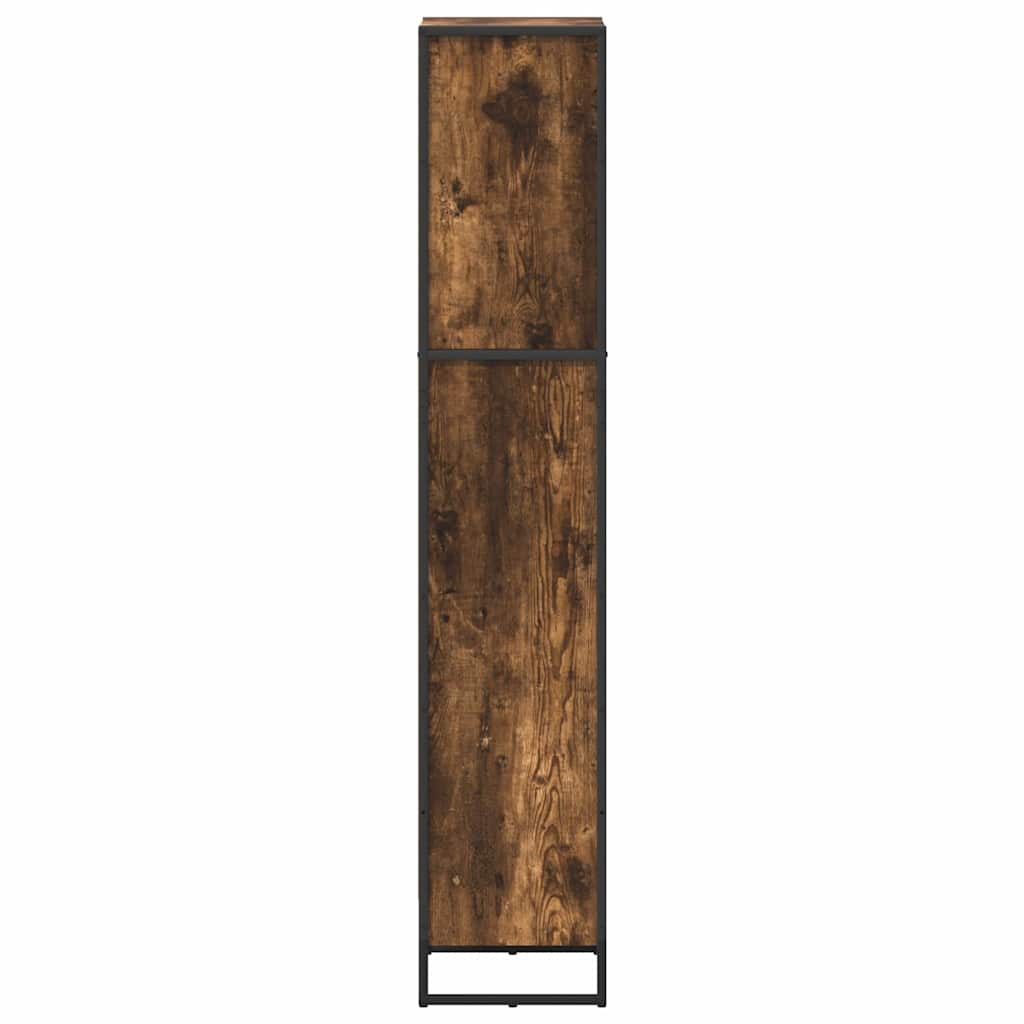 Bibliothèque Chêne Fumé 80 x 30 x 155 cm Bois d'ingénierie - XIOS