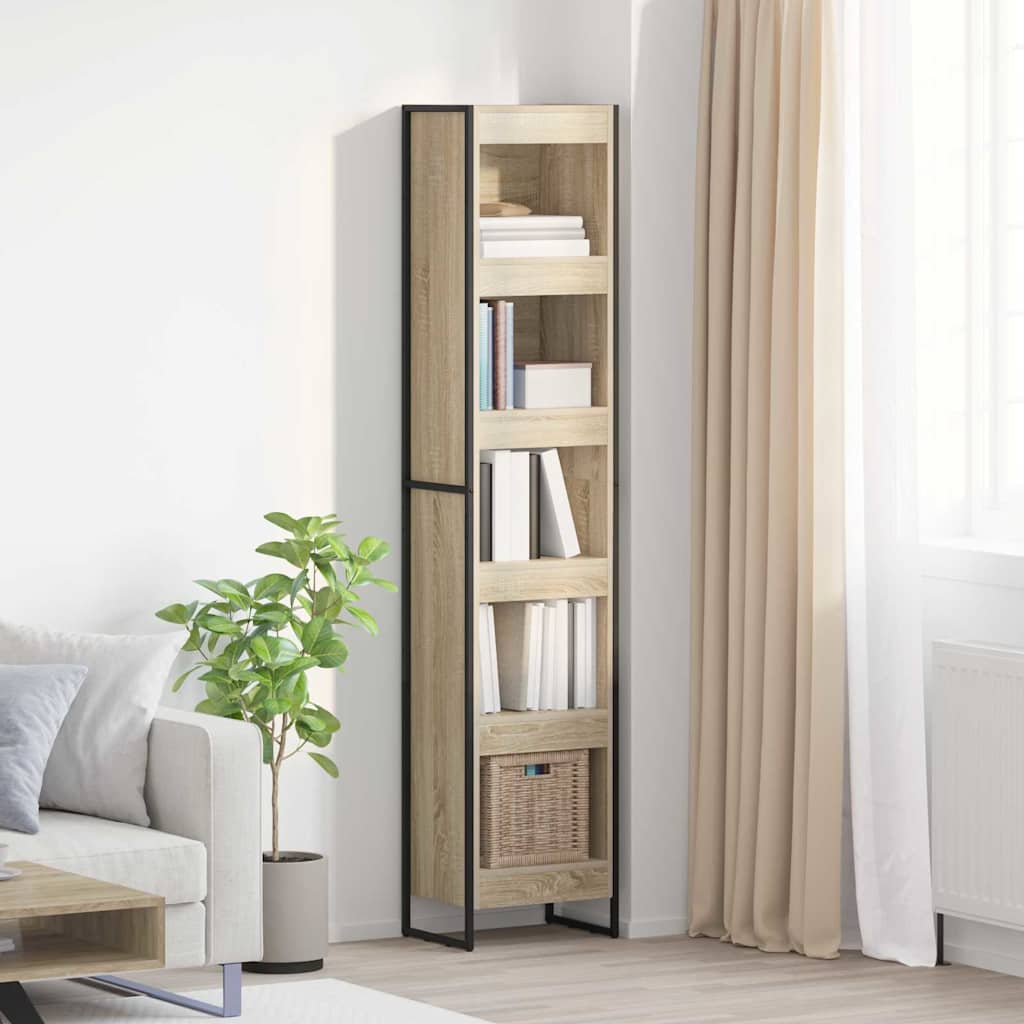 Bibliothèque Sonoma 80 x 30 x 155 cm Bois d'ingénierie - XIOS