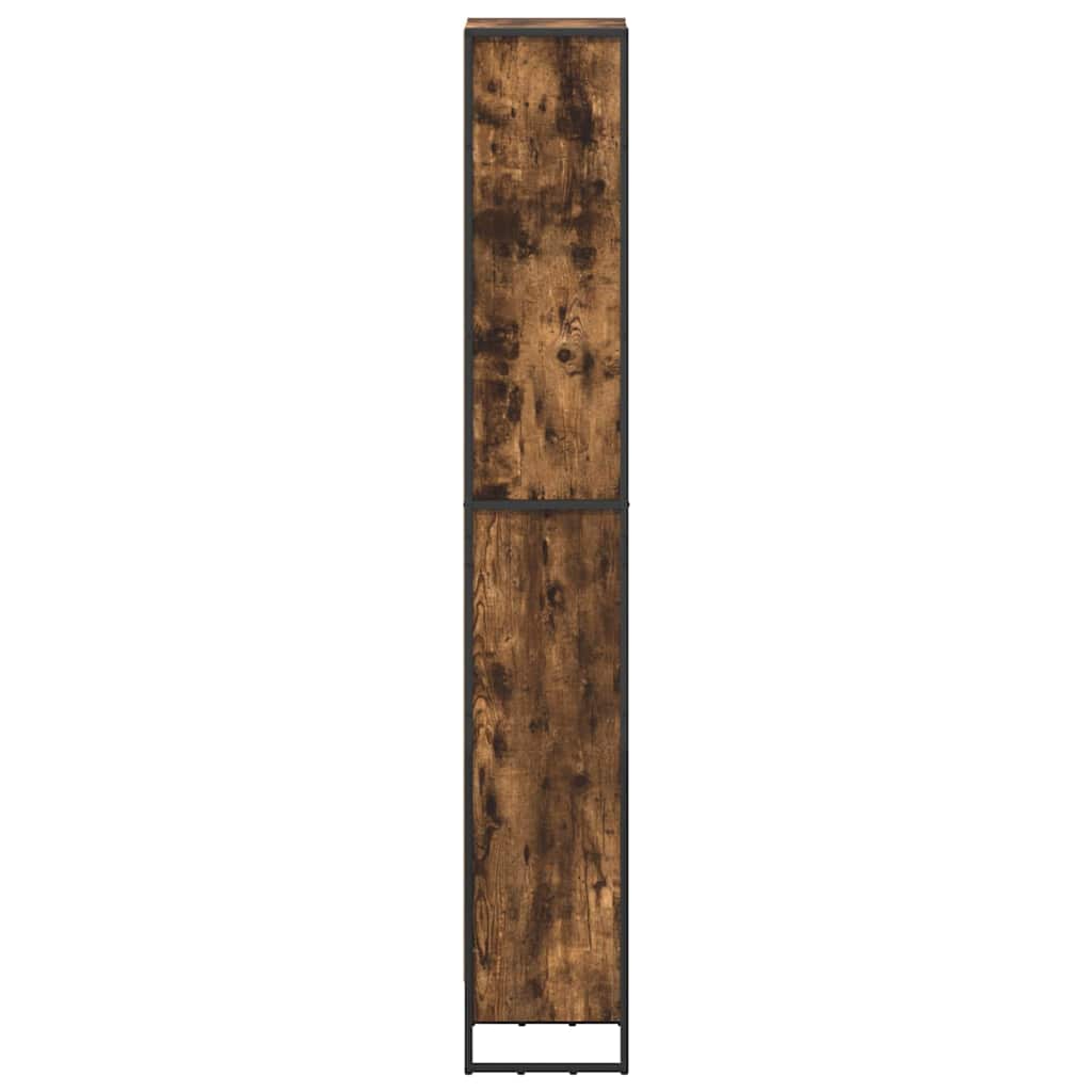 Bibliothèque Chêne Fumé 80 x 30 x 155 cm Bois d'ingénierie - XIOS