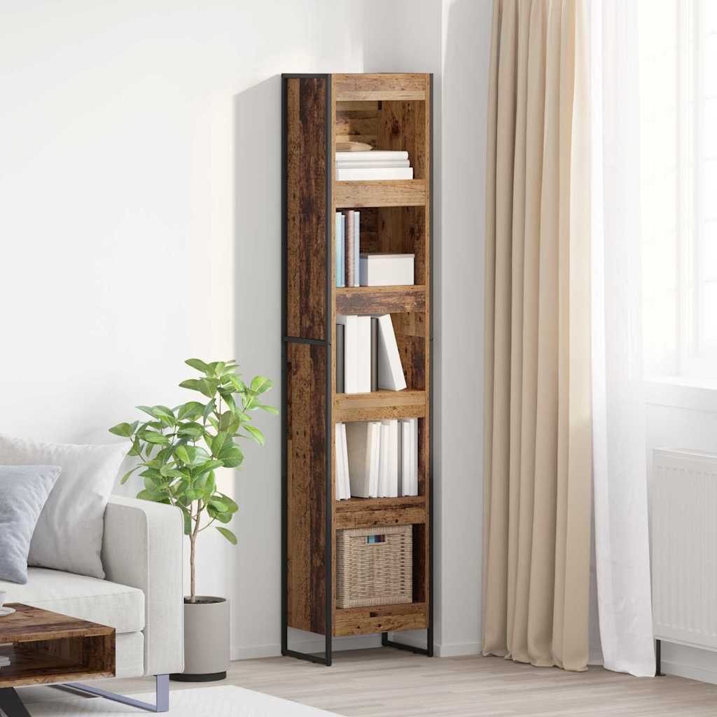 Bibliothèque Bois Ancien 80 x 30 x 155 cm Bois d'ingénierie - XIOS