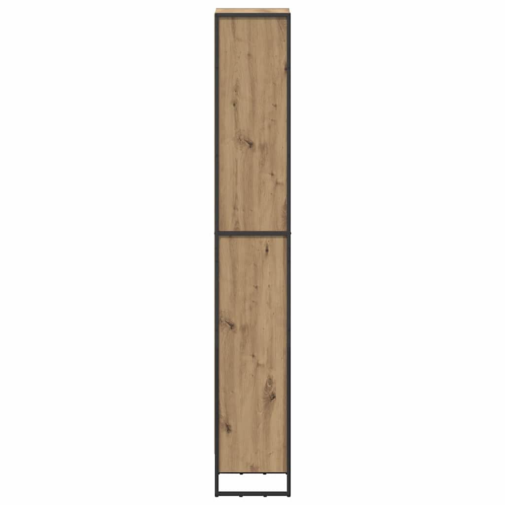 Bibliothèque Chêne artisan 80 x 30 x 155 cm Bois d'ingénierie - XIOS