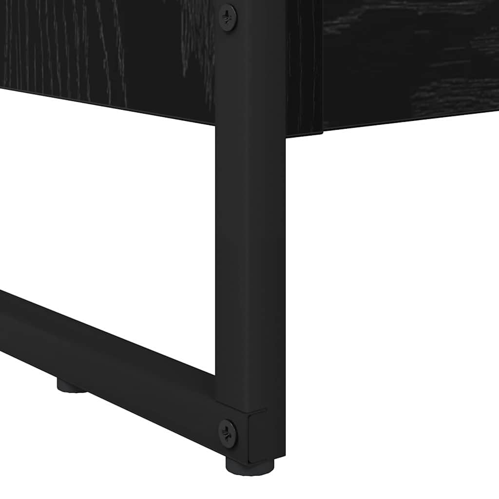 Bibliothèque Chêne noir 80 x 30 x 155 cm Bois d'ingénierie - XIOS