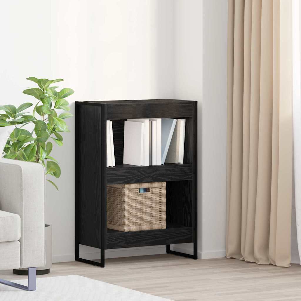 Bibliothèque Chêne noir 80 x 30 x 155 cm Bois d'ingénierie - XIOS
