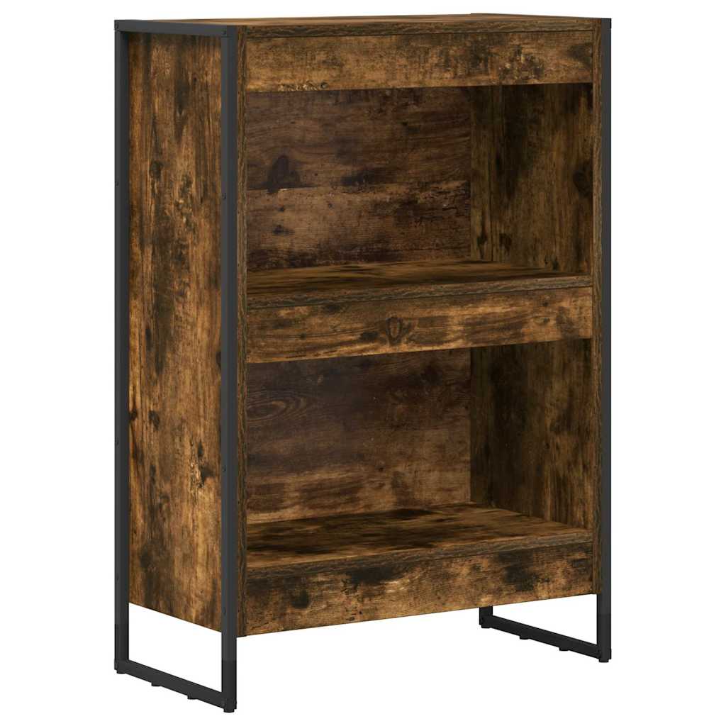 Bibliothèque Chêne Fumé 80 x 30 x 155 cm Bois d'ingénierie - XIOS
