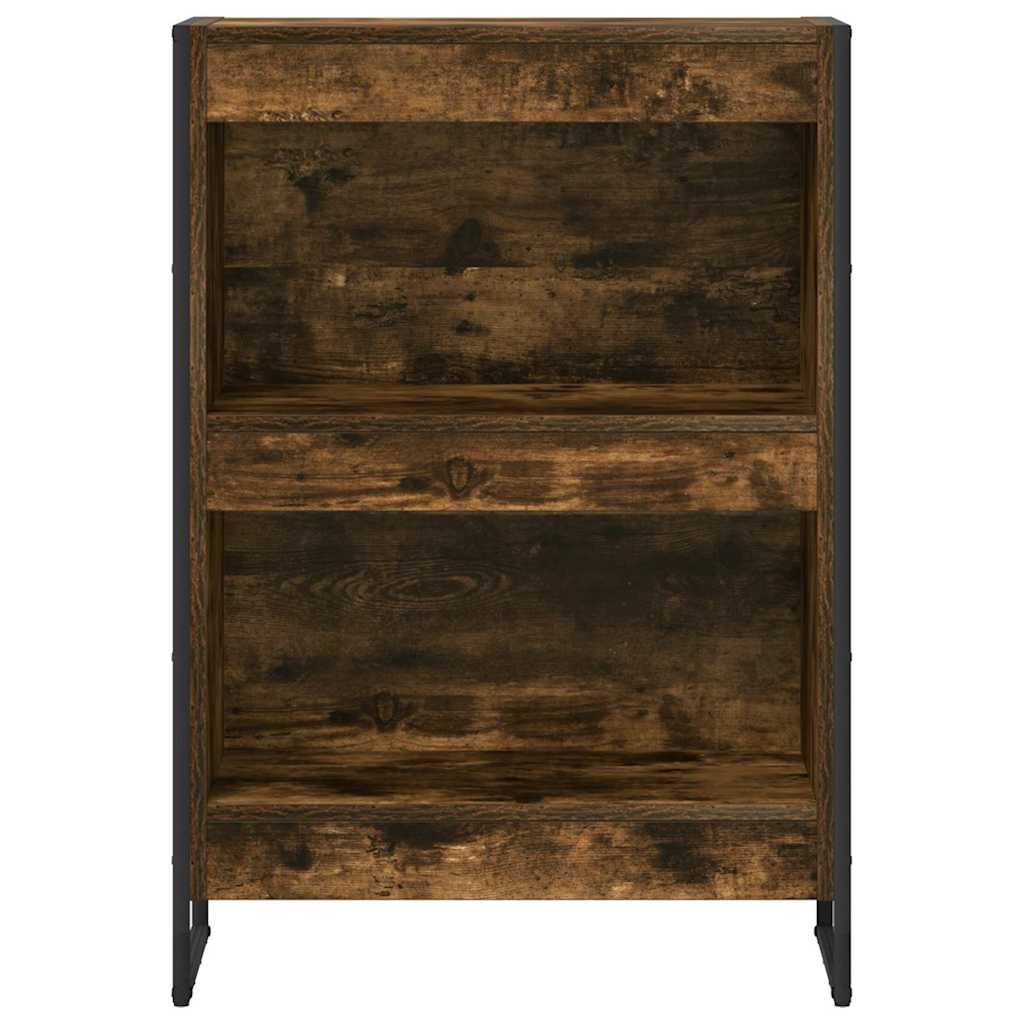 Bibliothèque Chêne Fumé 80 x 30 x 155 cm Bois d'ingénierie - XIOS