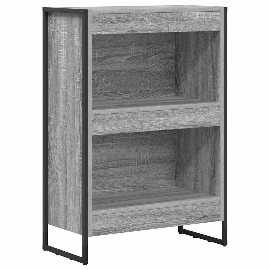 Bibliothèque Gris Sonoma 80 x 30 x 155 cm Bois d'ingénierie - XIOS