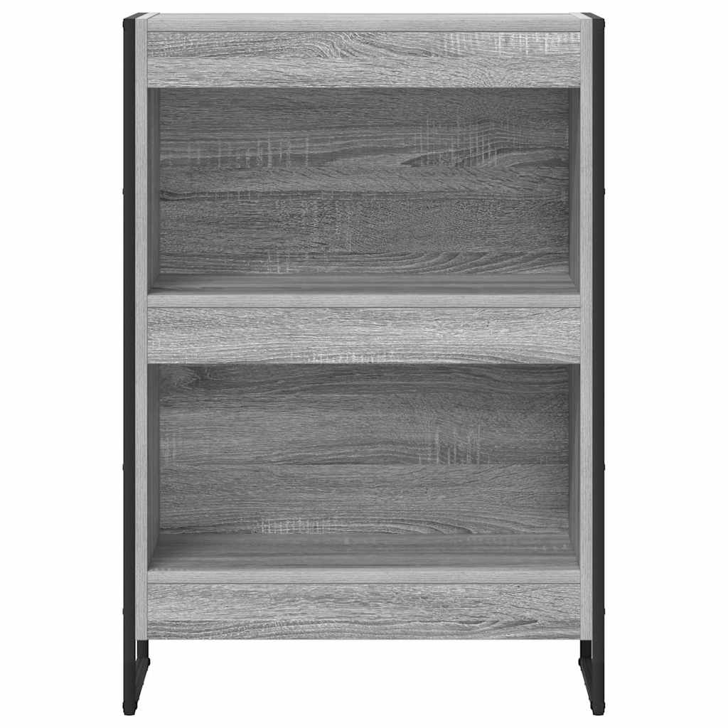 Bibliothèque Gris Sonoma 80 x 30 x 155 cm Bois d'ingénierie - XIOS