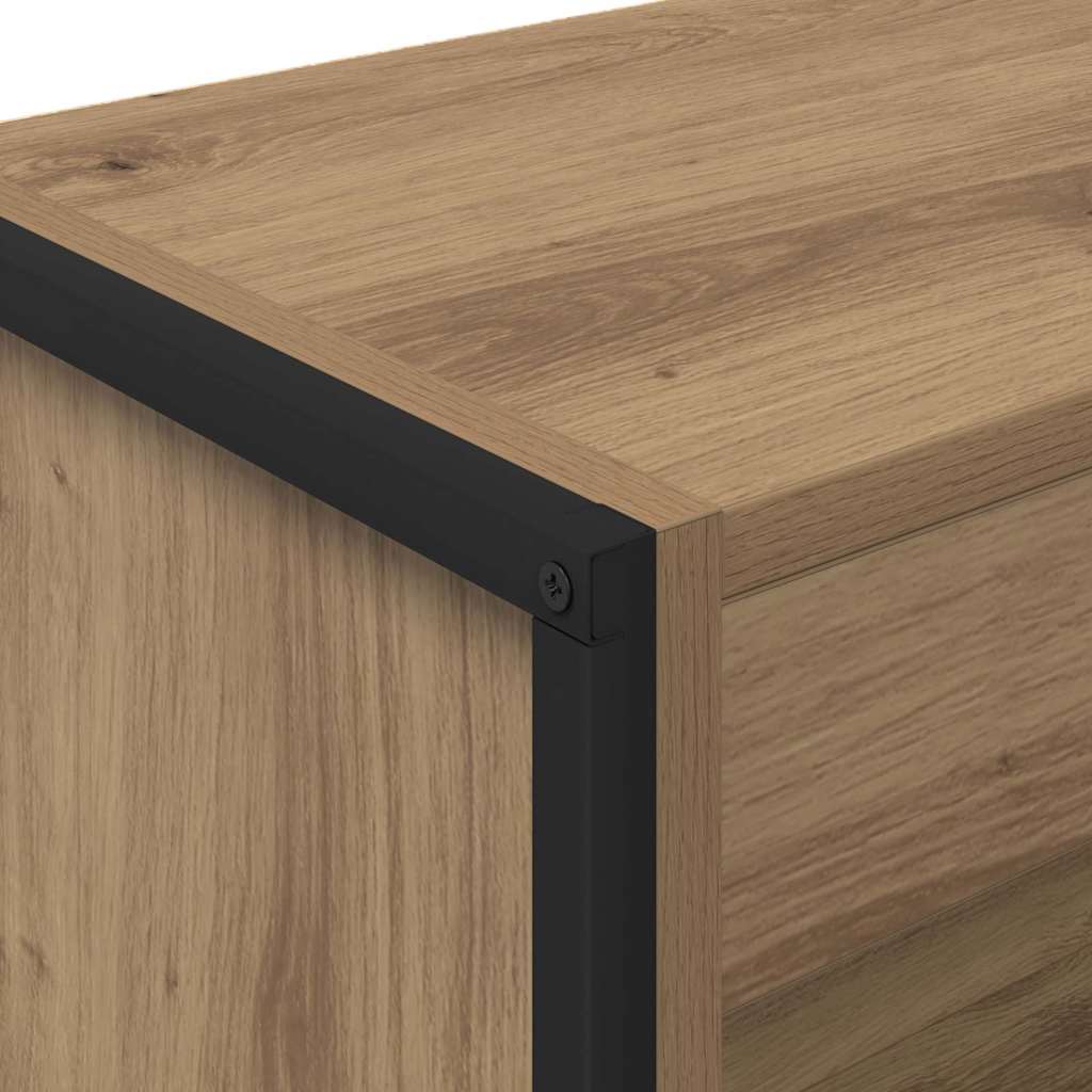 Bibliothèque Chêne artisan 80 x 30 x 155 cm Bois d'ingénierie - XIOS