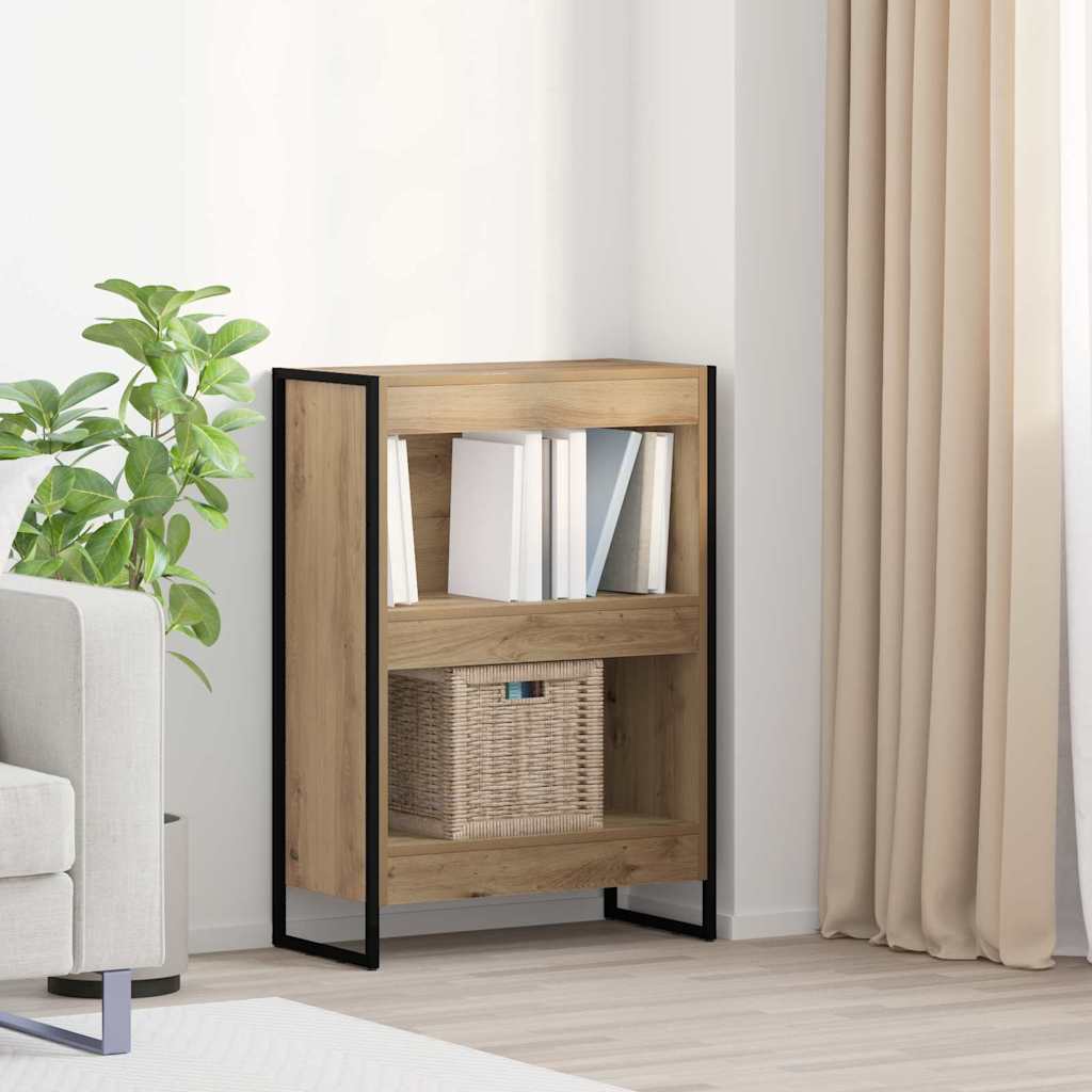 Bibliothèque Chêne artisan 80 x 30 x 155 cm Bois d'ingénierie - XIOS